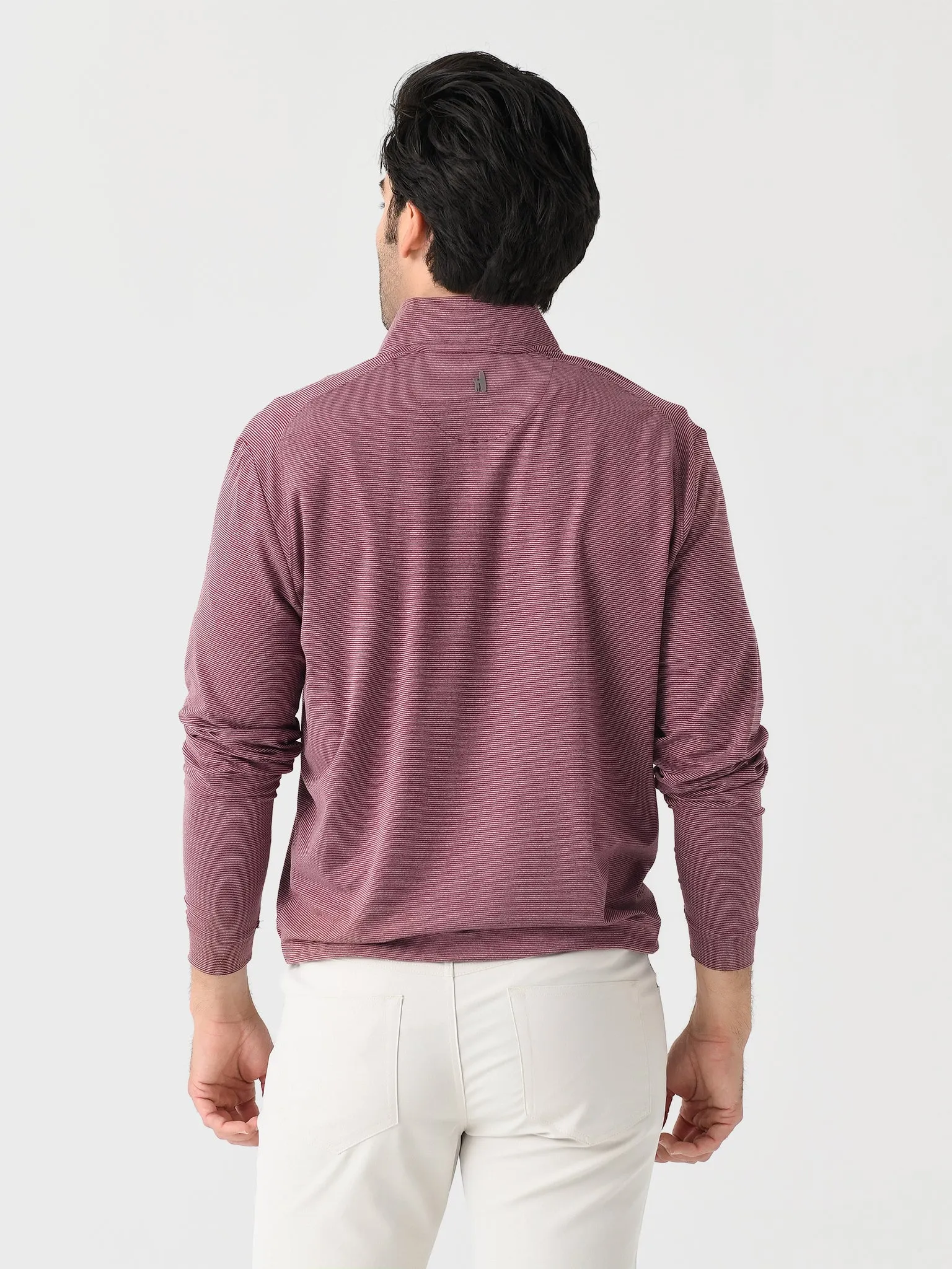 Johnnie-O Men's Collegiate Vaughn Striped Performance Quarter-Zip sold by Saint Bernard product image thumbnail 4