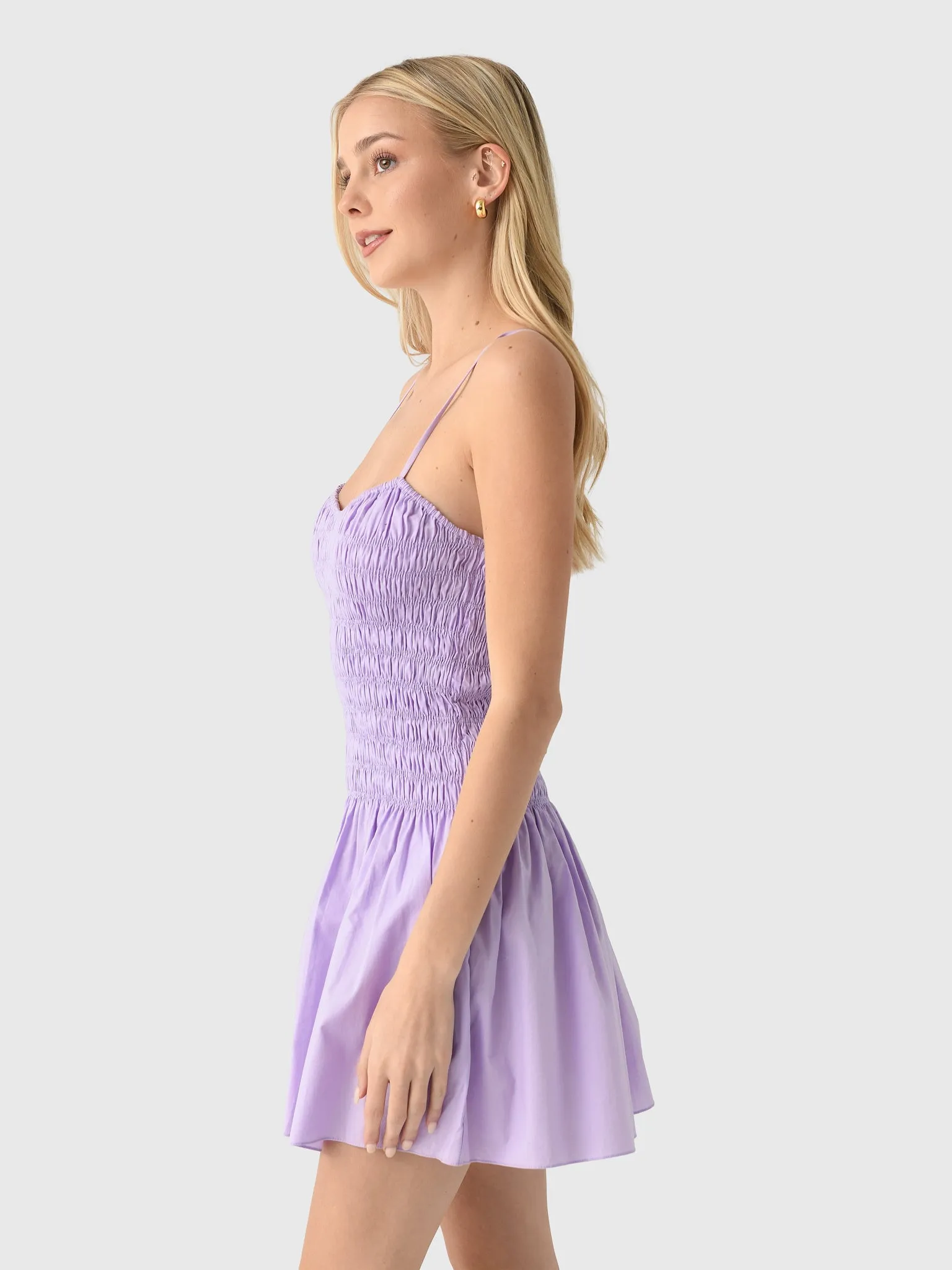 Faithfull The Brand Women's Araceli Mini Dress sold by Saint Bernard product image thumbnail 3