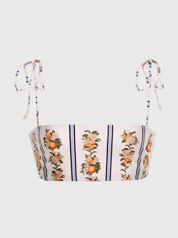 Agua By Agua Bendita Women's Primavera Valle Bikini Top made by Saint Bernard