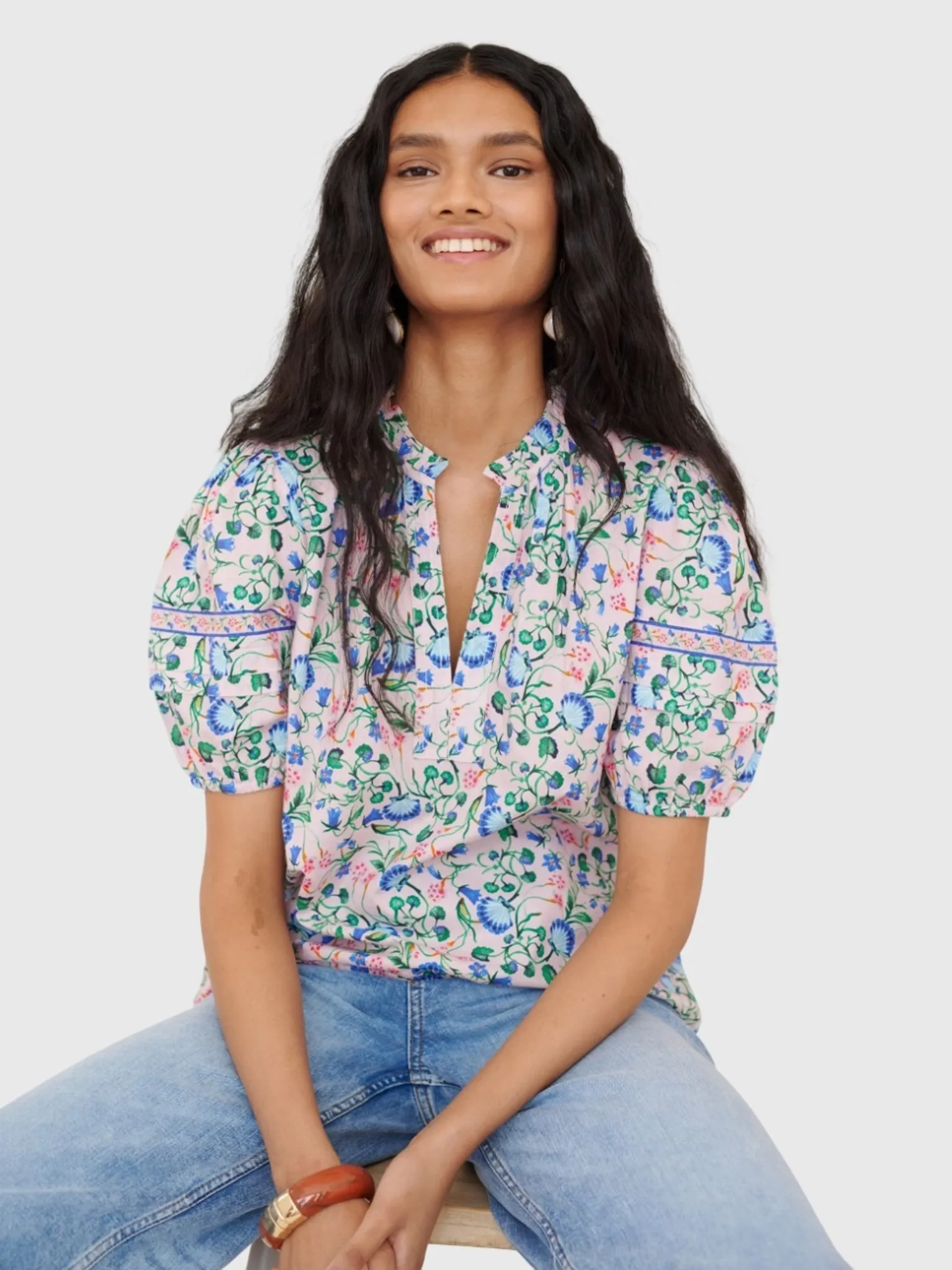 Banjanan Women's Bronte Top sold by Saint Bernard
