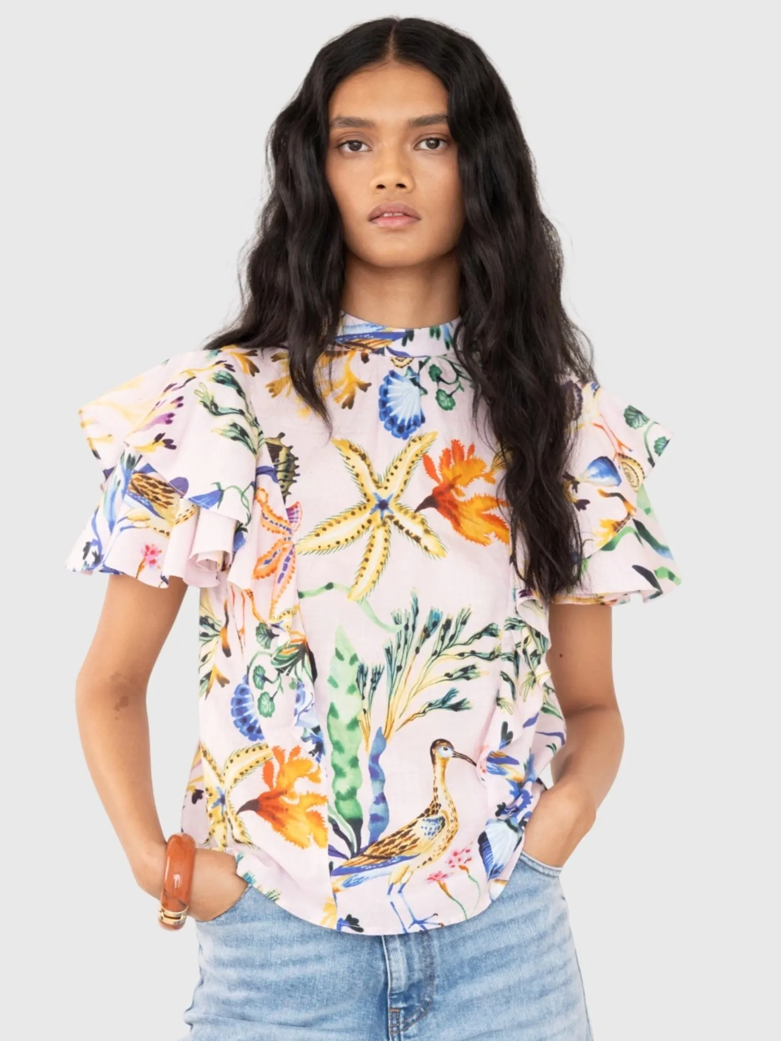 Banjanan Women's Bebe Top sold by Saint Bernard