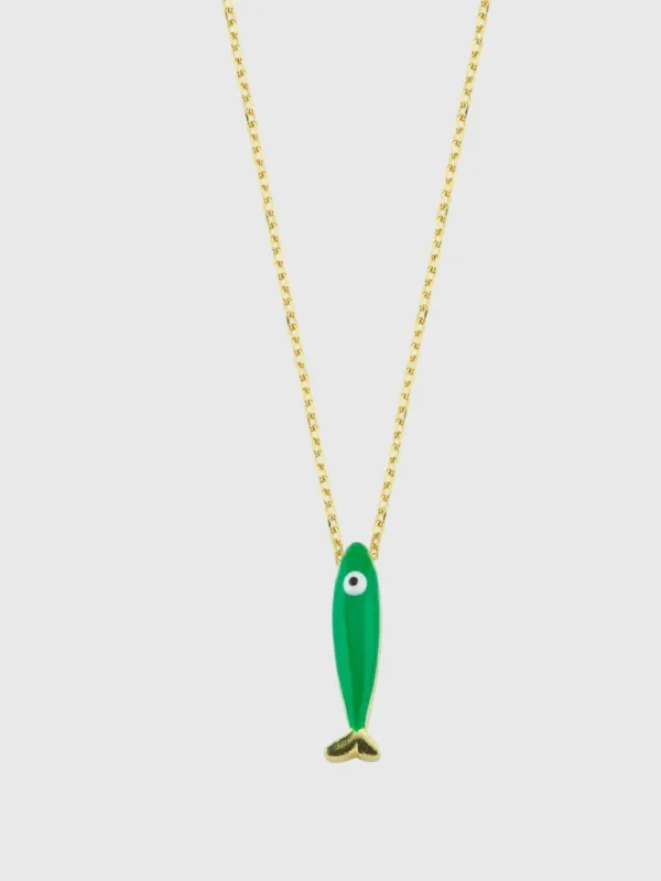 Maison Irem Fishy Necklace made by Saint Bernard