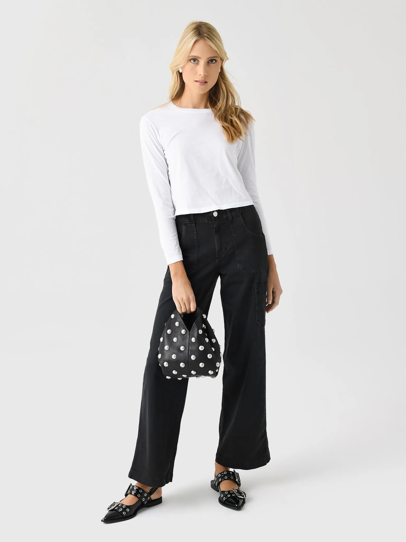 AMO Women's Long Sleeve Babe Tee sold by Saint Bernard product image thumbnail 2