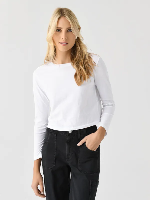 AMO Women's Long Sleeve Babe Tee sold by Saint Bernard