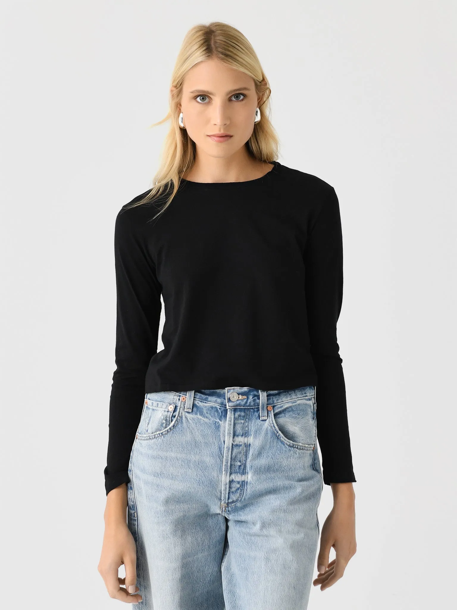 AMO Women's Long Sleeve Babe Tee sold by Saint Bernard product image thumbnail 5