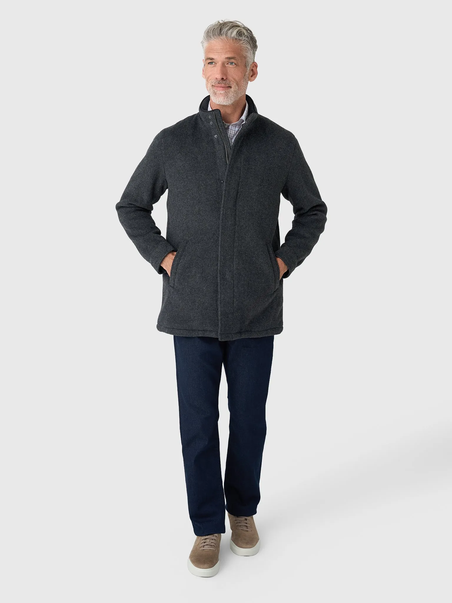 Peter Millar Crown Men's Flex Merino City Coat sold by Saint Bernard product image thumbnail 2