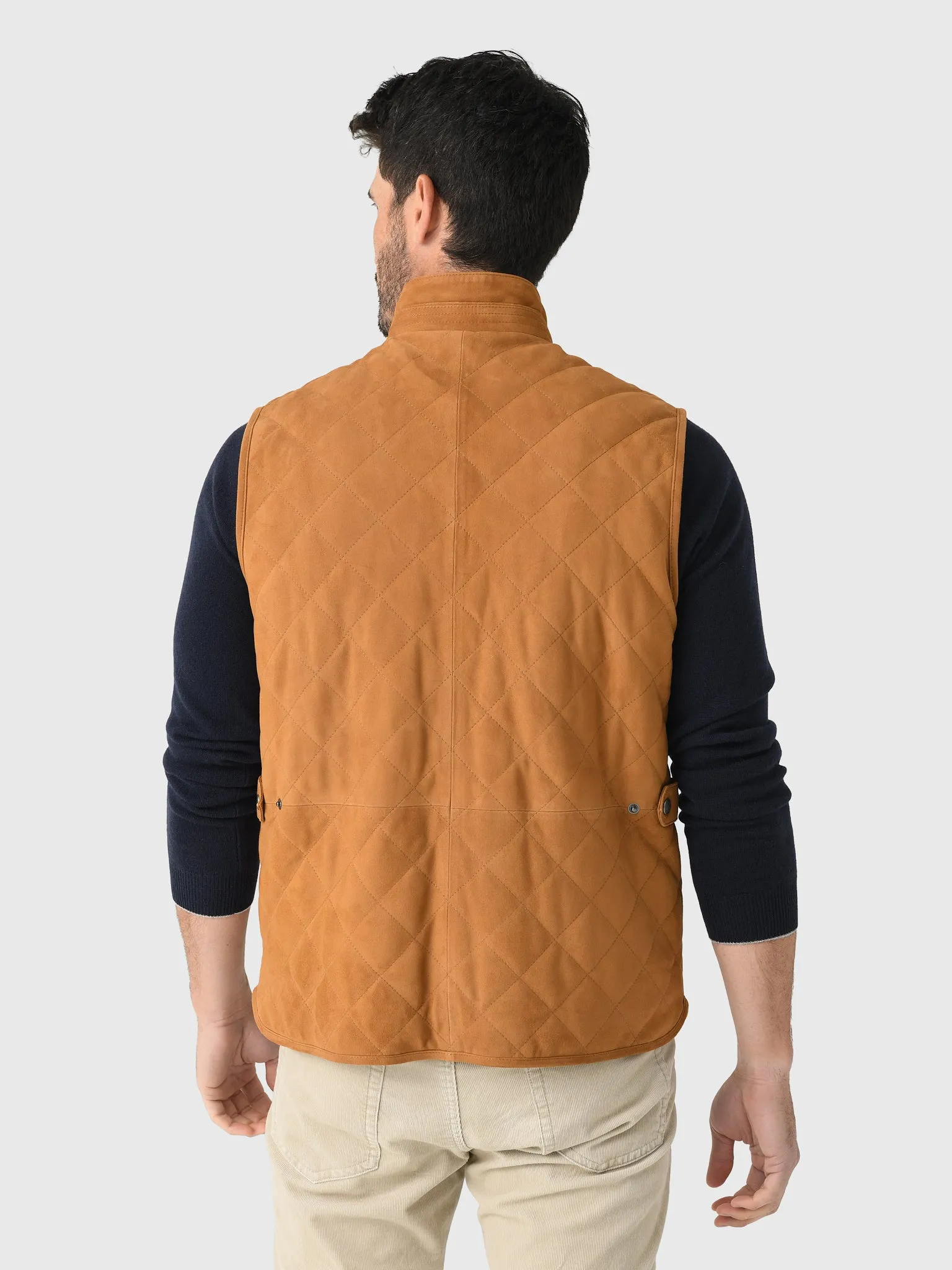 Peter Millar Crown Men's Essex Suede Vest sold by Saint Bernard product image thumbnail 3
