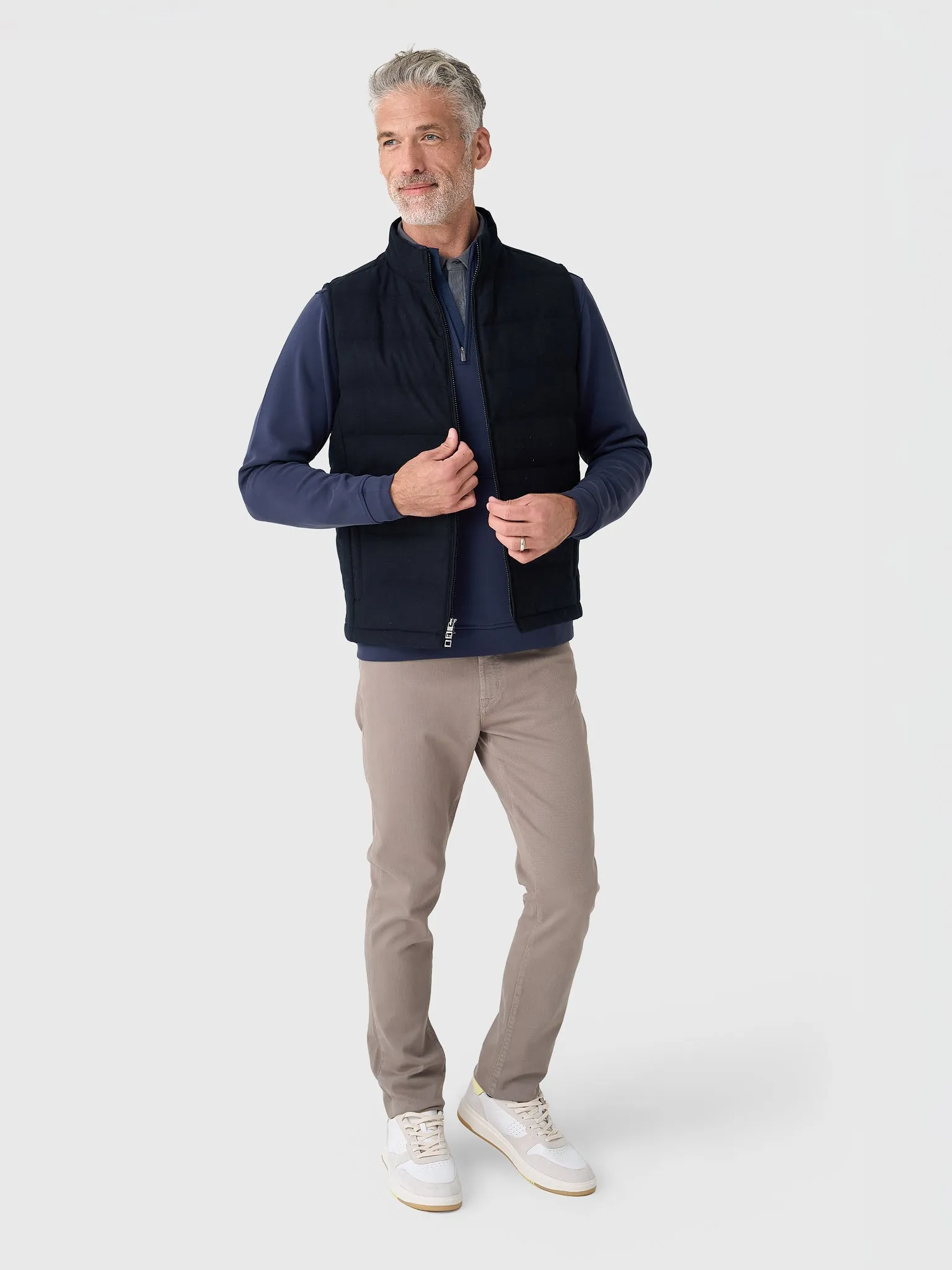 Peter Millar Crown Men's Davos Flannel Vest sold by Saint Bernard product image thumbnail 2