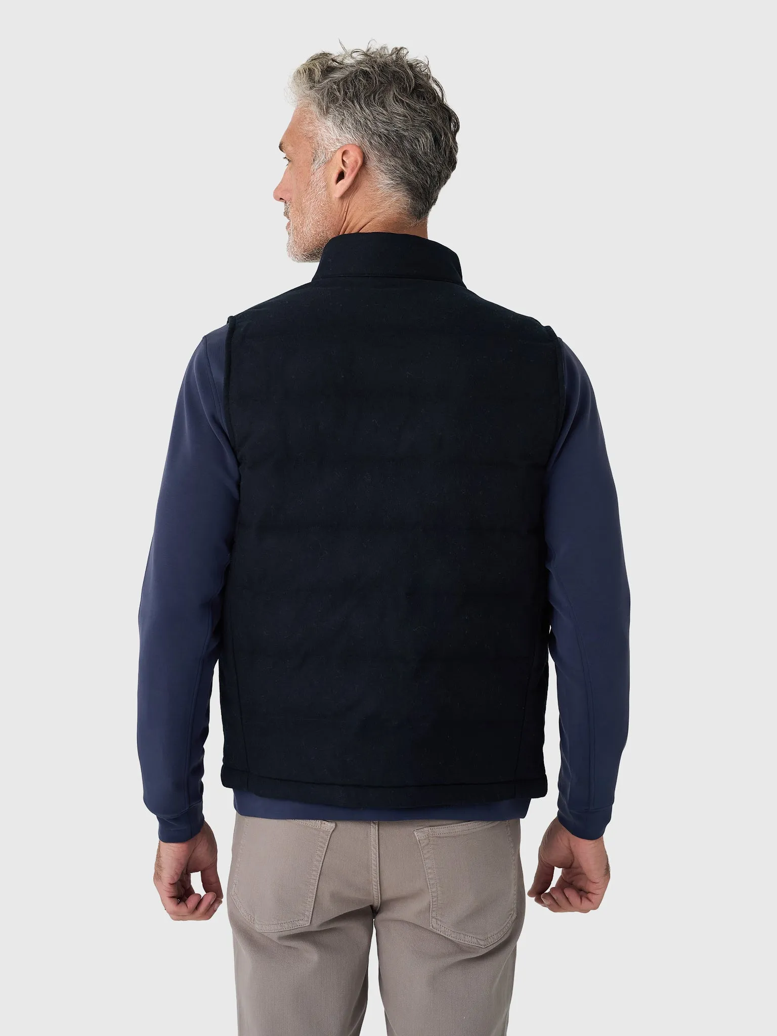 Peter Millar Crown Men's Davos Flannel Vest sold by Saint Bernard product image thumbnail 3