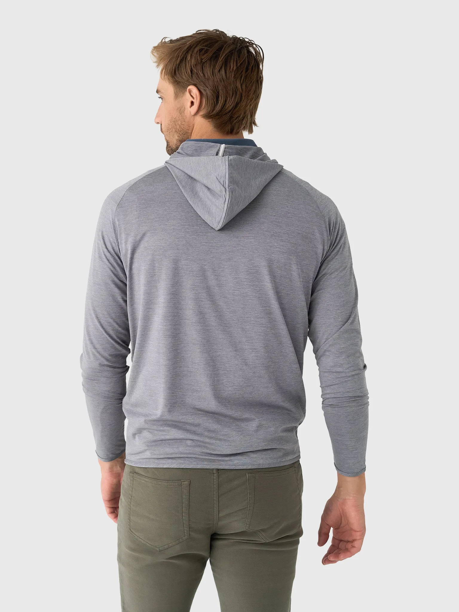 Peter Millar Crown Crafted Men's Stealth Performance Hoodie sold by Saint Bernard product image thumbnail 3