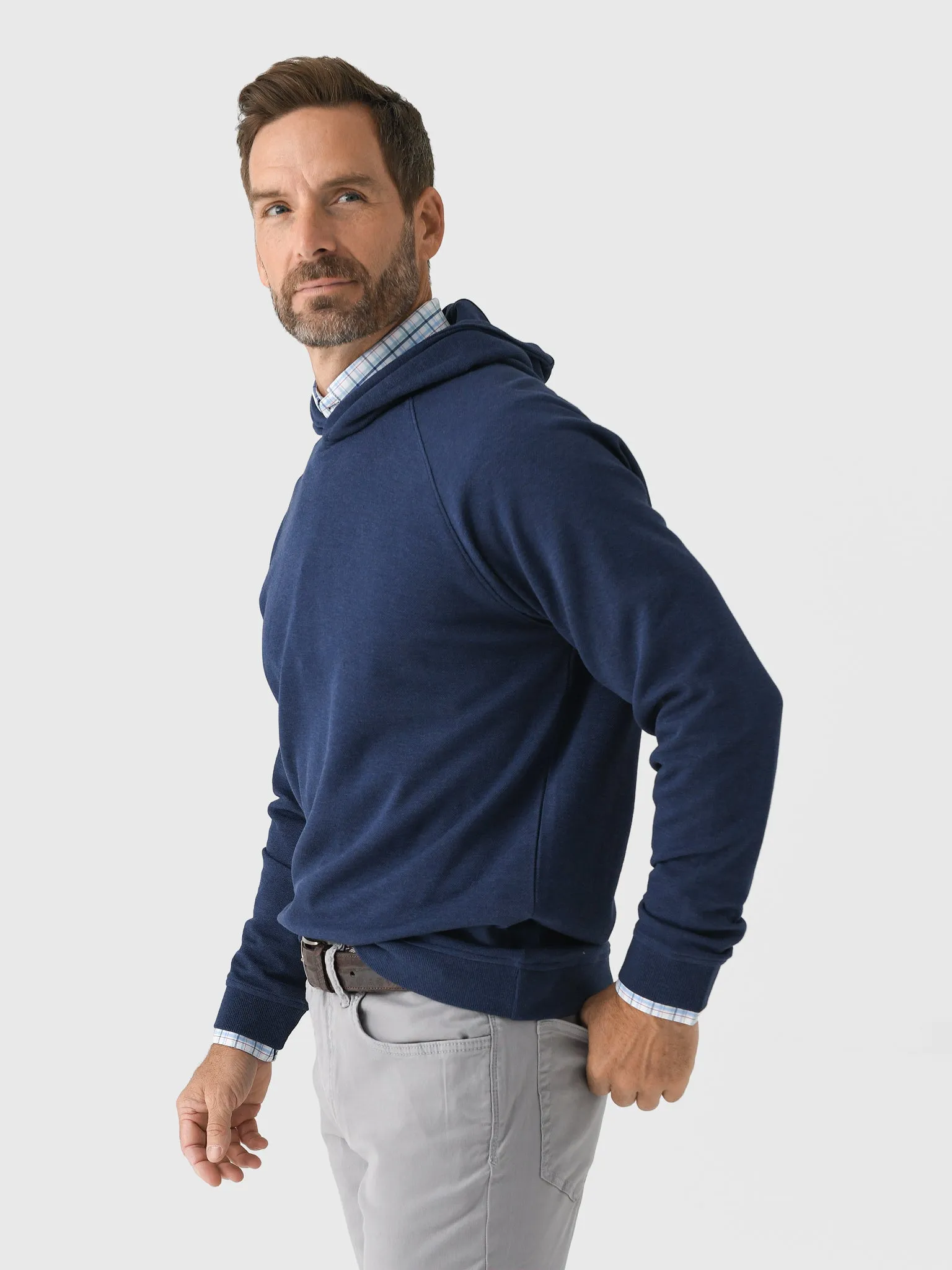 Peter Millar Crown Men's Comfort Knit Hoodie sold by Saint Bernard product image thumbnail 3