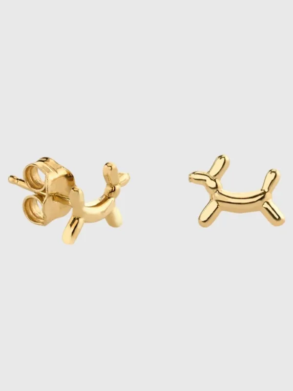 Sydney Evan Balloon Dog Stud Earrings made by Sydney Evan