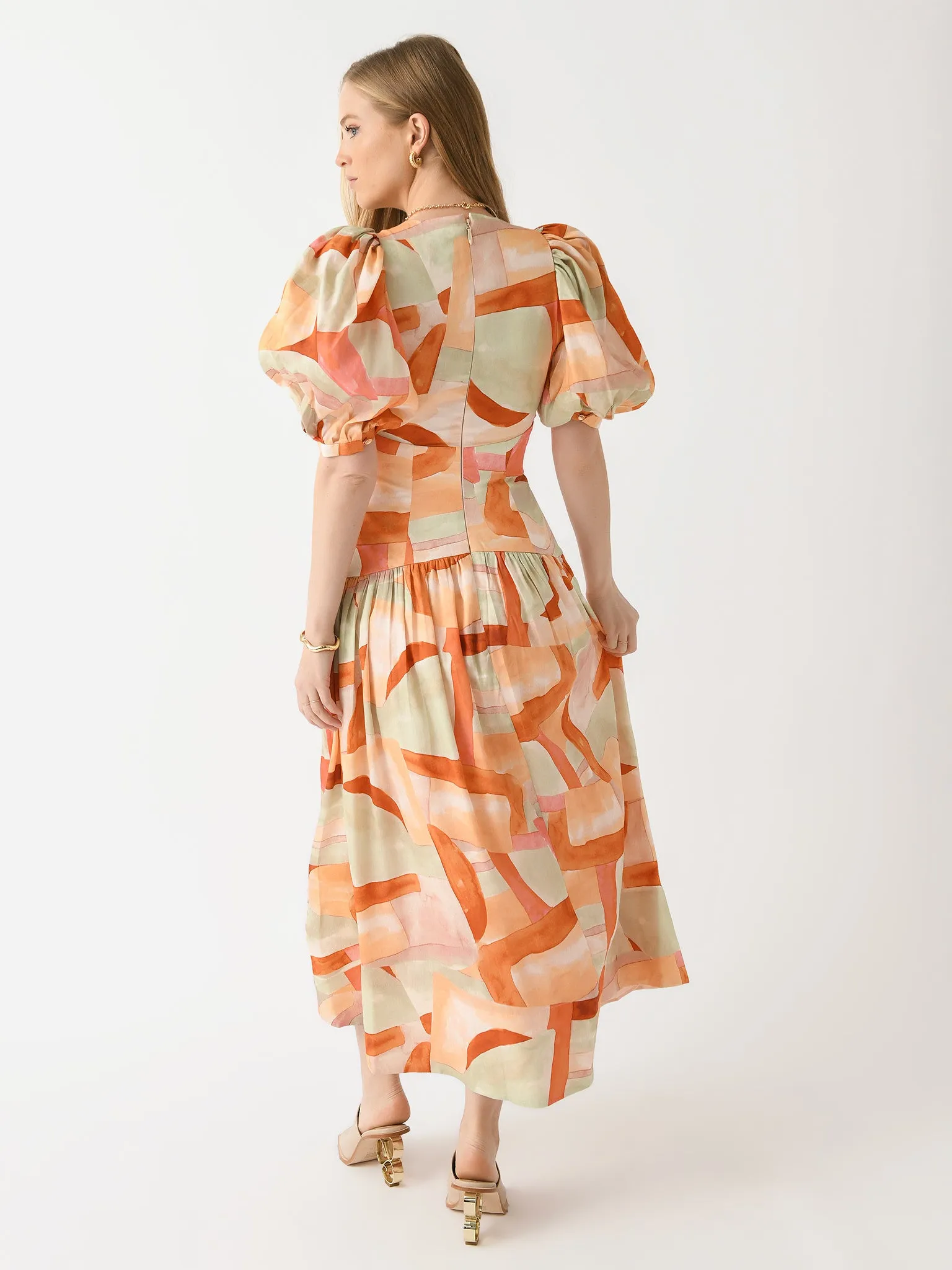 Acler Women's Princeton Midi Dress sold by Saint Bernard product image thumbnail 3