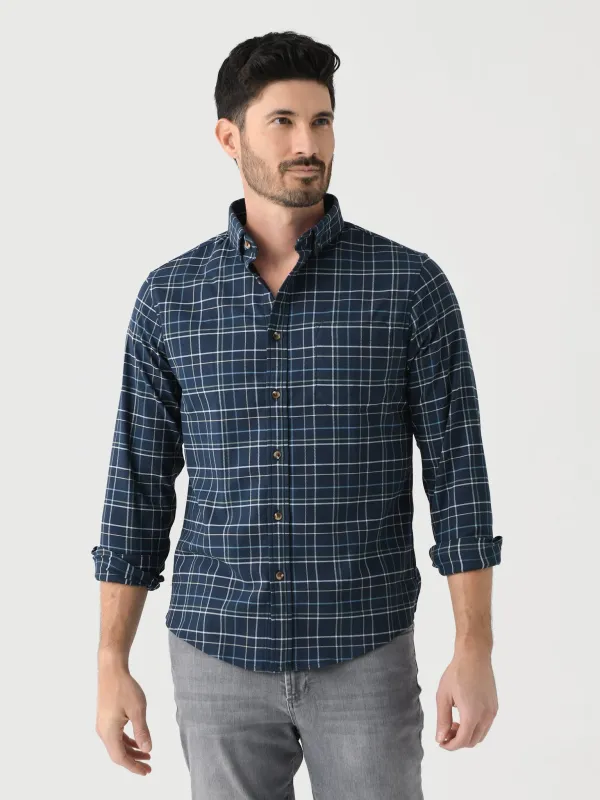Mizzen+Main Men's Trim City Flannel Twill sold by Saint Bernard