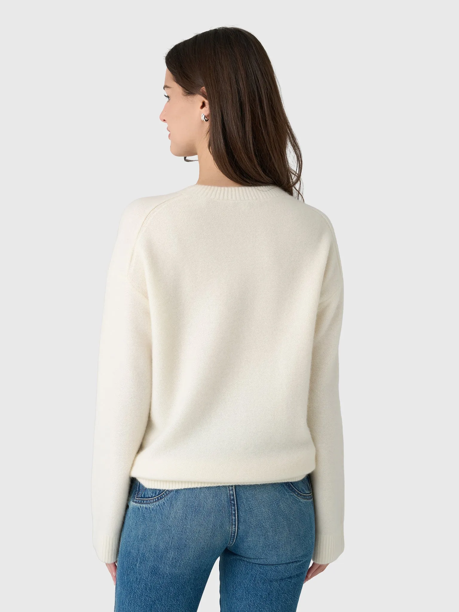 Vince Women's Plush Cashmere Crew Neck Sweater sold by Saint Bernard product image thumbnail 4