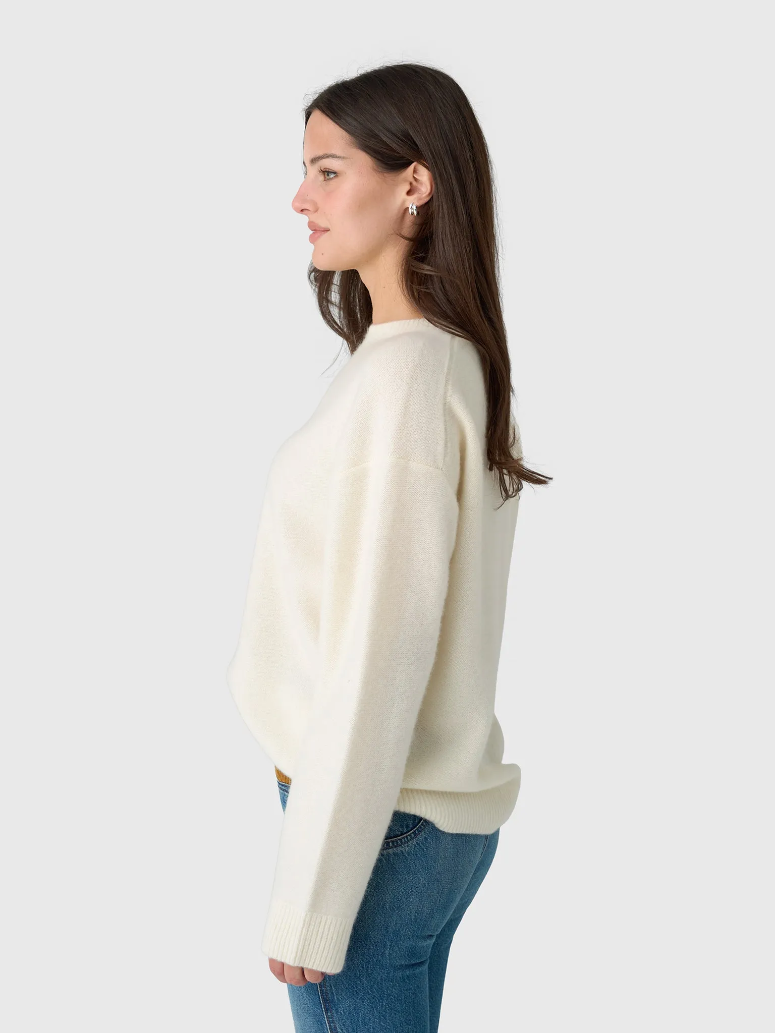 Vince Women's Plush Cashmere Crew Neck Sweater sold by Saint Bernard product image thumbnail 3