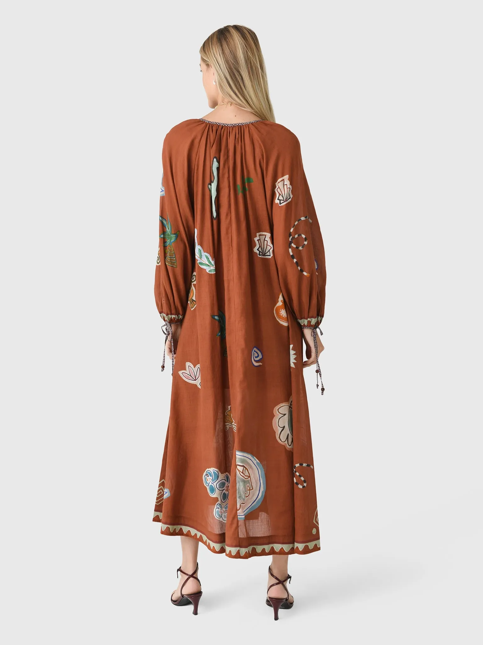 Alemais Women's Laurence Tie Front Shirtdress sold by Saint Bernard product image thumbnail 3