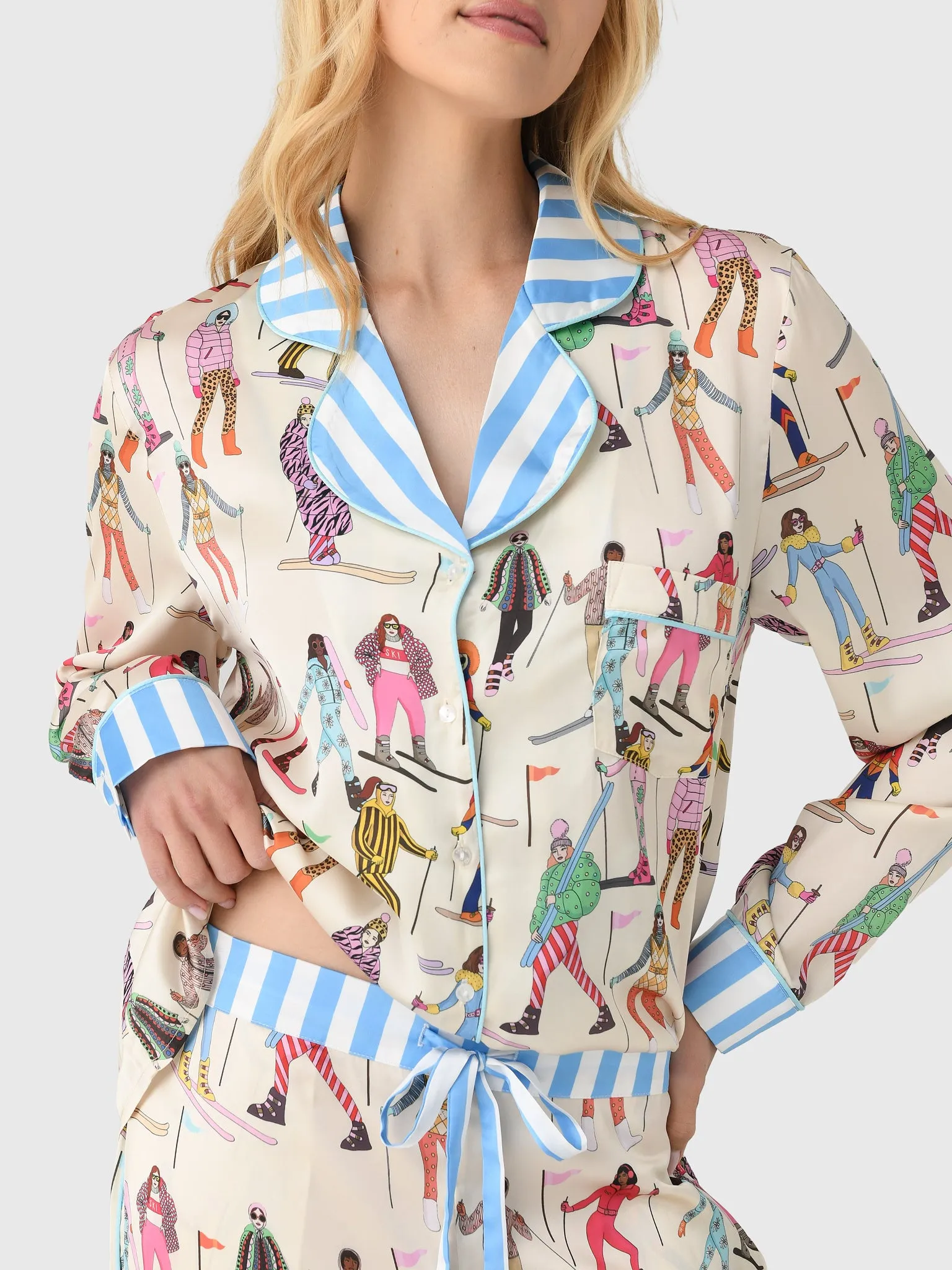 Karen Mabon Women's Après Ski Pajama Set sold by Saint Bernard product image thumbnail 4