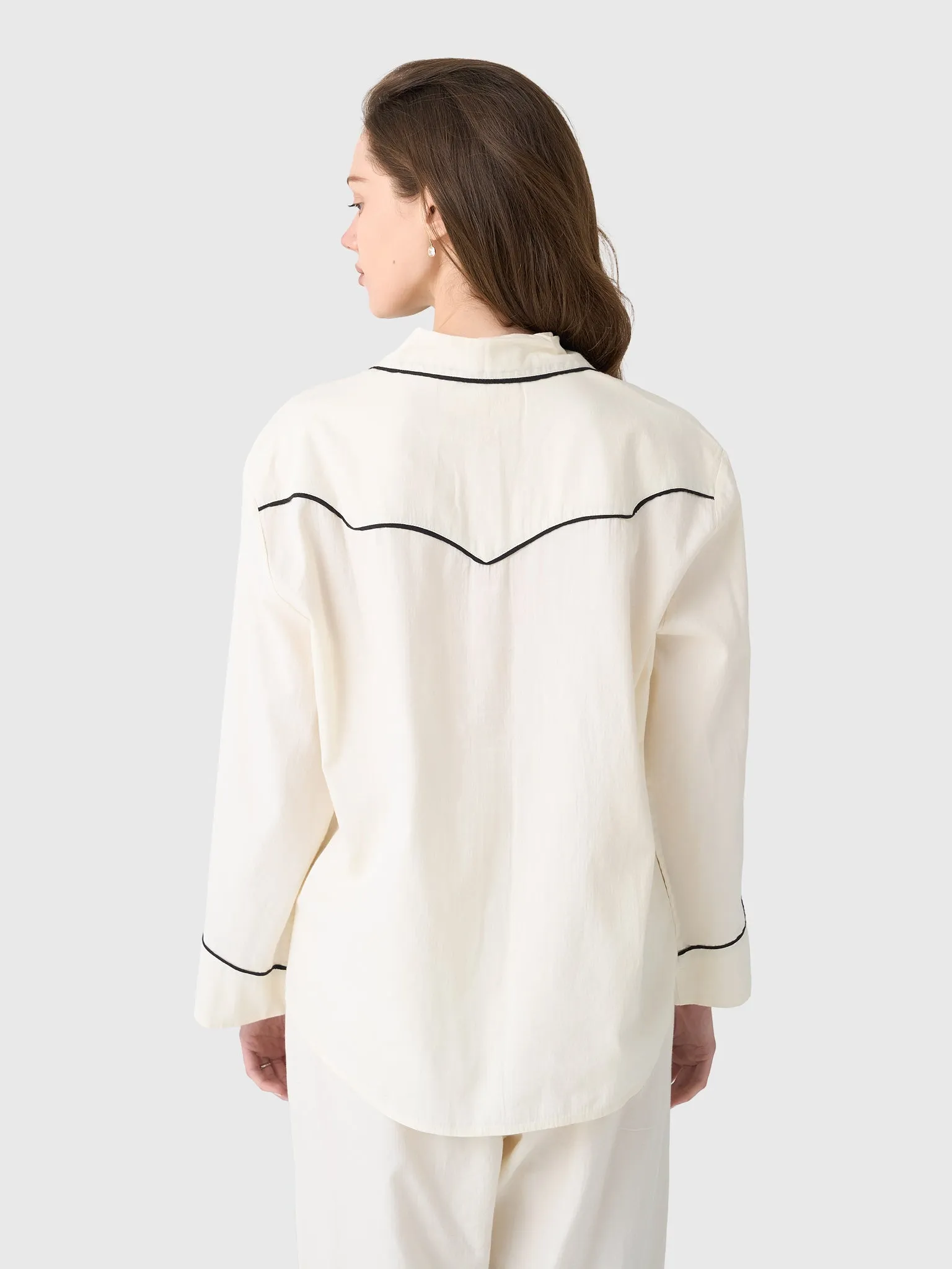 The Great Women's The Flannel Western Pajama Shirt sold by Saint Bernard product image thumbnail 4