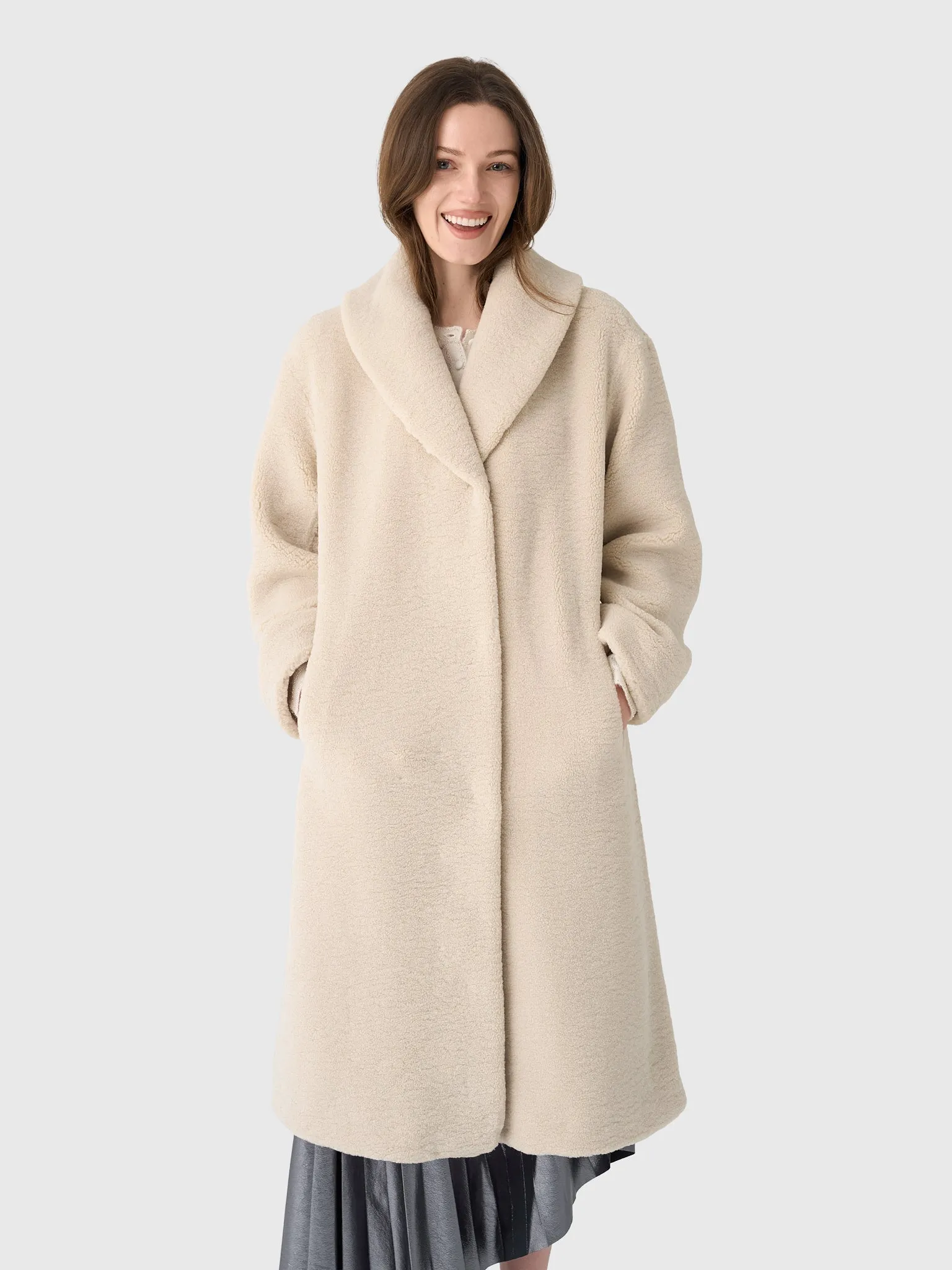 Velvet Women's Eleanor Sherpa Coat sold by Saint Bernard