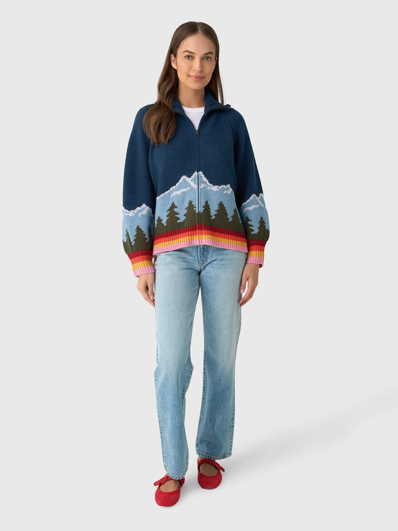The Great Outdoors Women's The Vista Full-Zip Sweater sold by Saint Bernard product image thumbnail 2