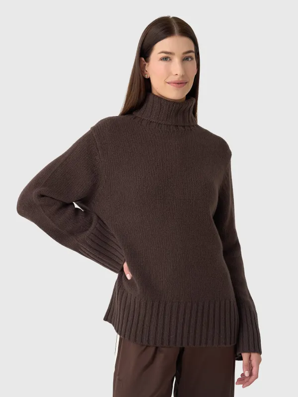 Jenni Kayne Women's Cashmere Jet Turtleneck sold by Saint Bernard