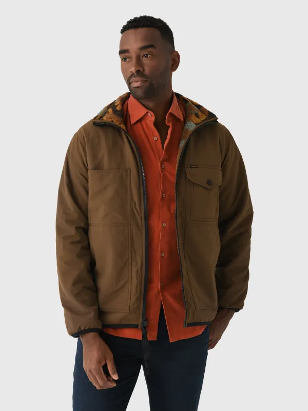 Filson Men's Reversible Pile Fleece Jacket made by Filson