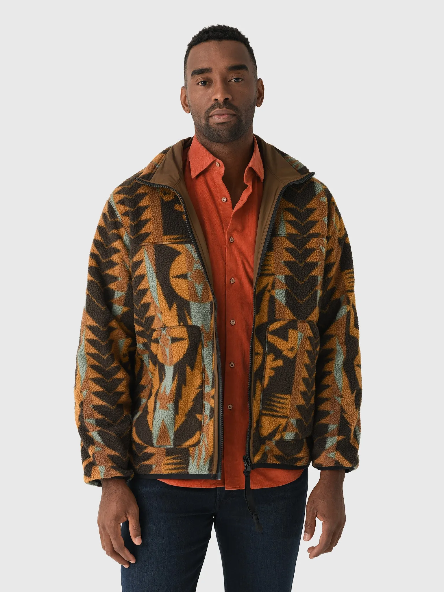 Filson Men's Reversible Pile Fleece Jacket sold by Saint Bernard product image thumbnail 2