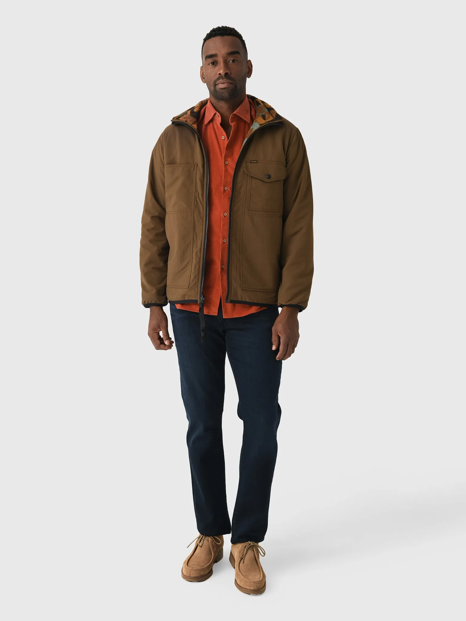 Filson Men's Reversible Pile Fleece Jacket sold by Saint Bernard product image thumbnail 3