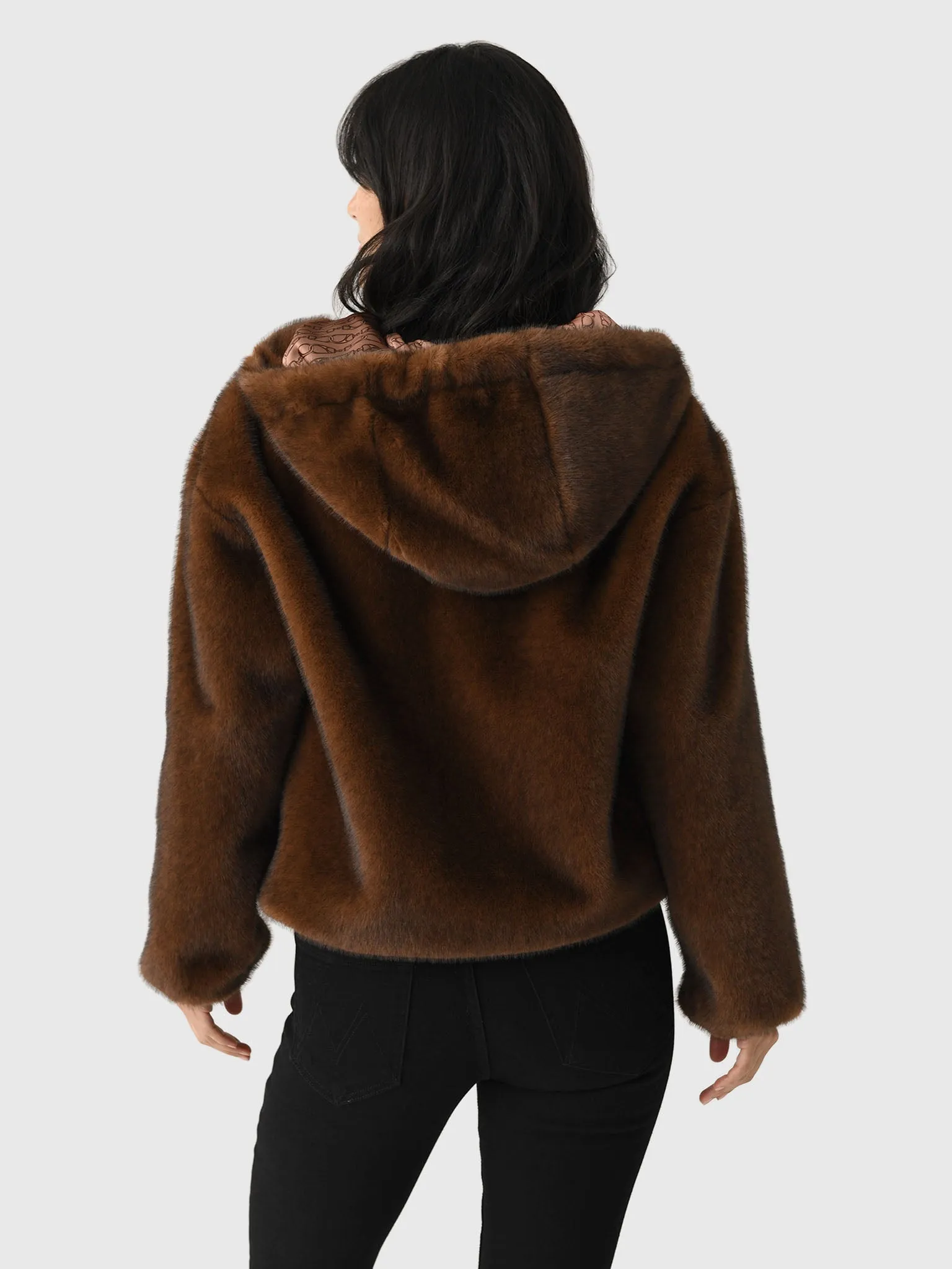 Herno Women's Alternative Mink Fur Bomber Jacket sold by Saint Bernard product image thumbnail 3