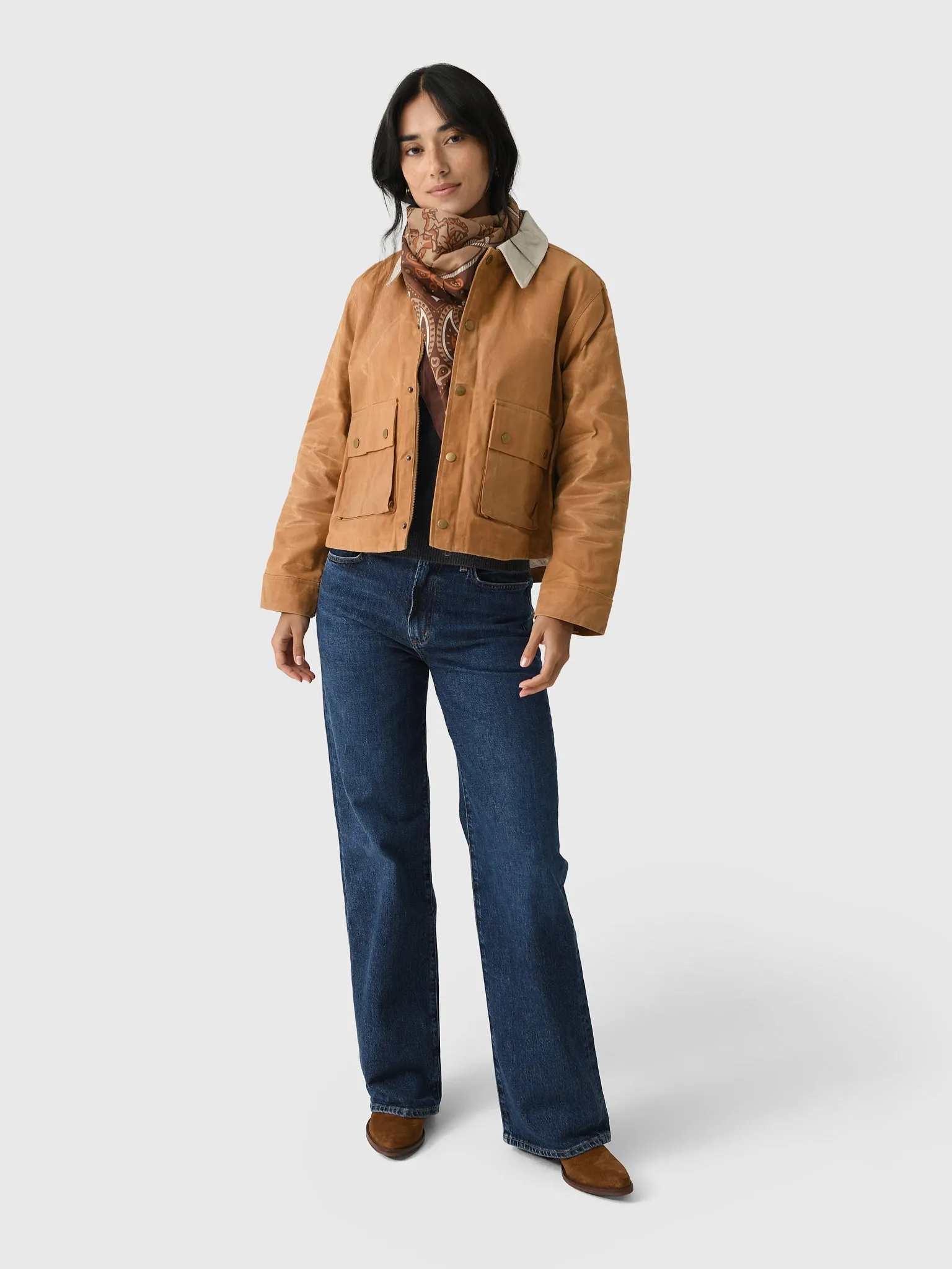 The Great Women's The Waxed Swingy Jacket sold by Saint Bernard product image thumbnail 2