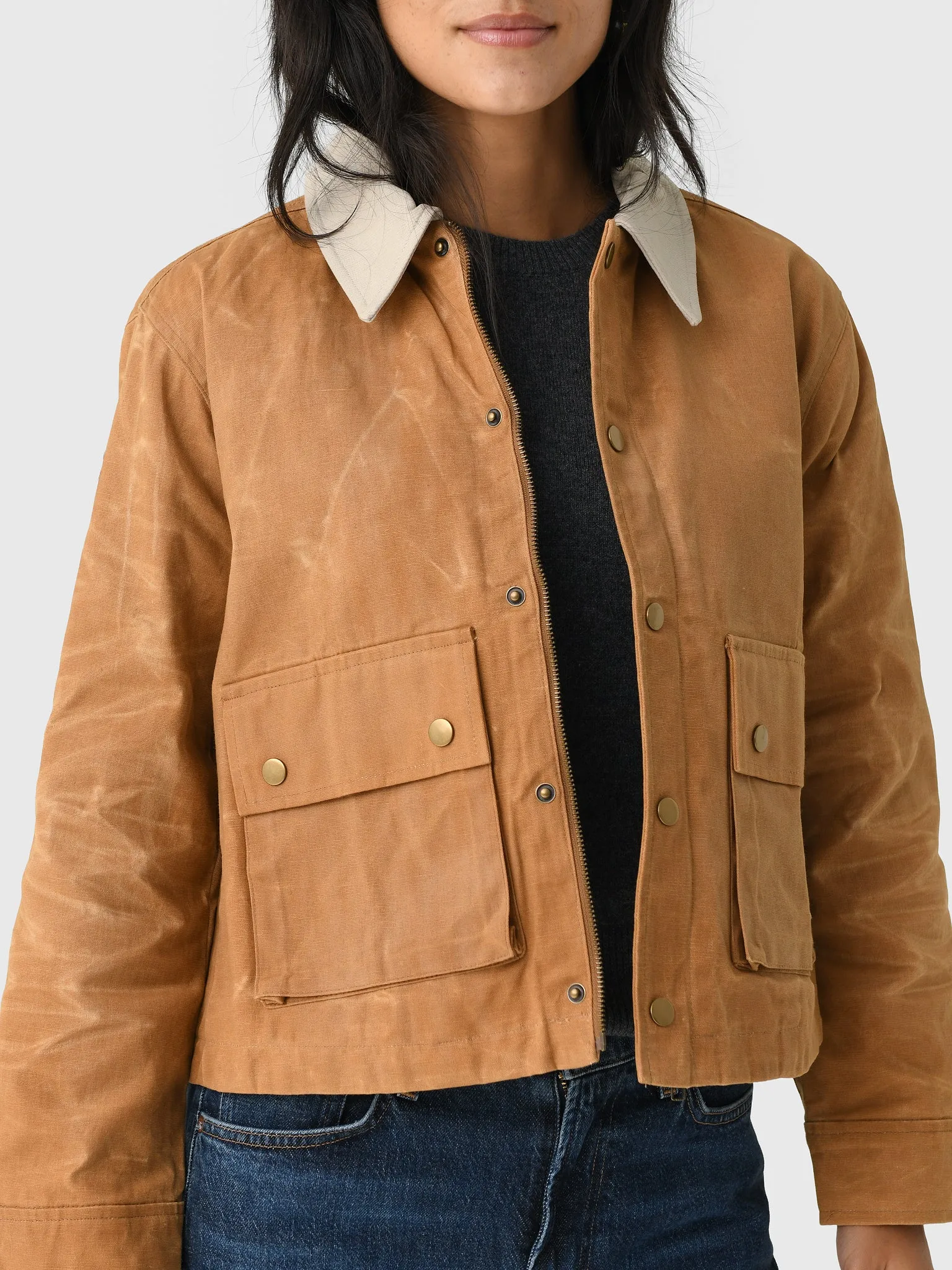 The Great Women's The Waxed Swingy Jacket sold by Saint Bernard product image thumbnail 5