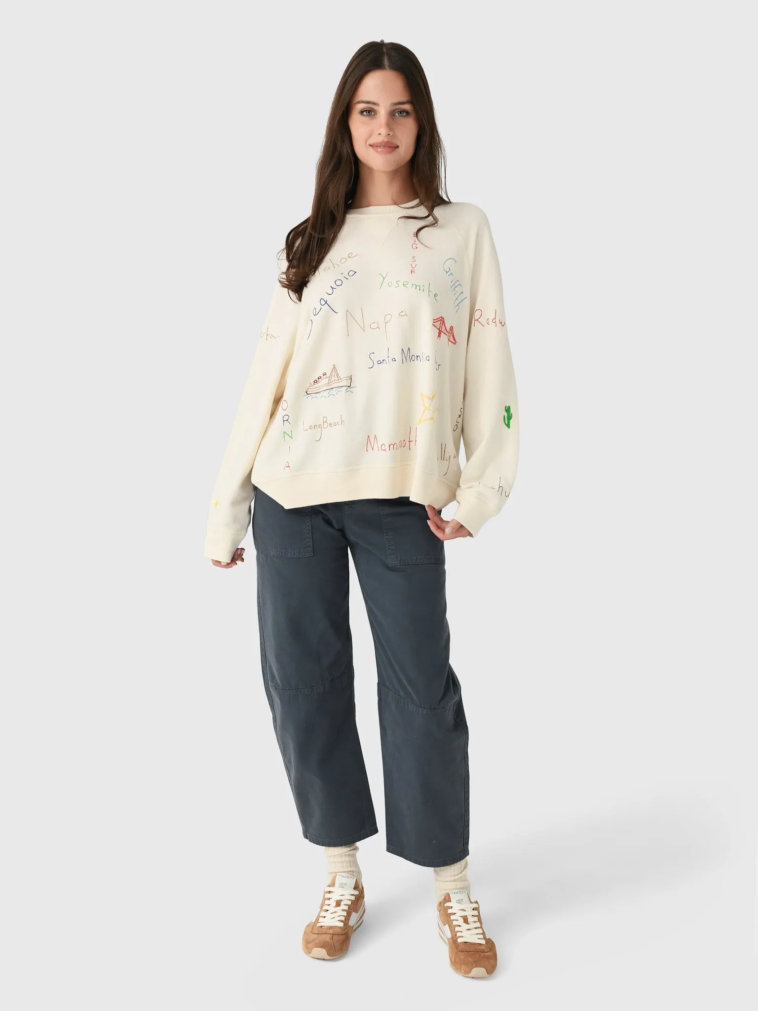 The Great Women's The Slouch Sweatshirt sold by Saint Bernard product image thumbnail 2