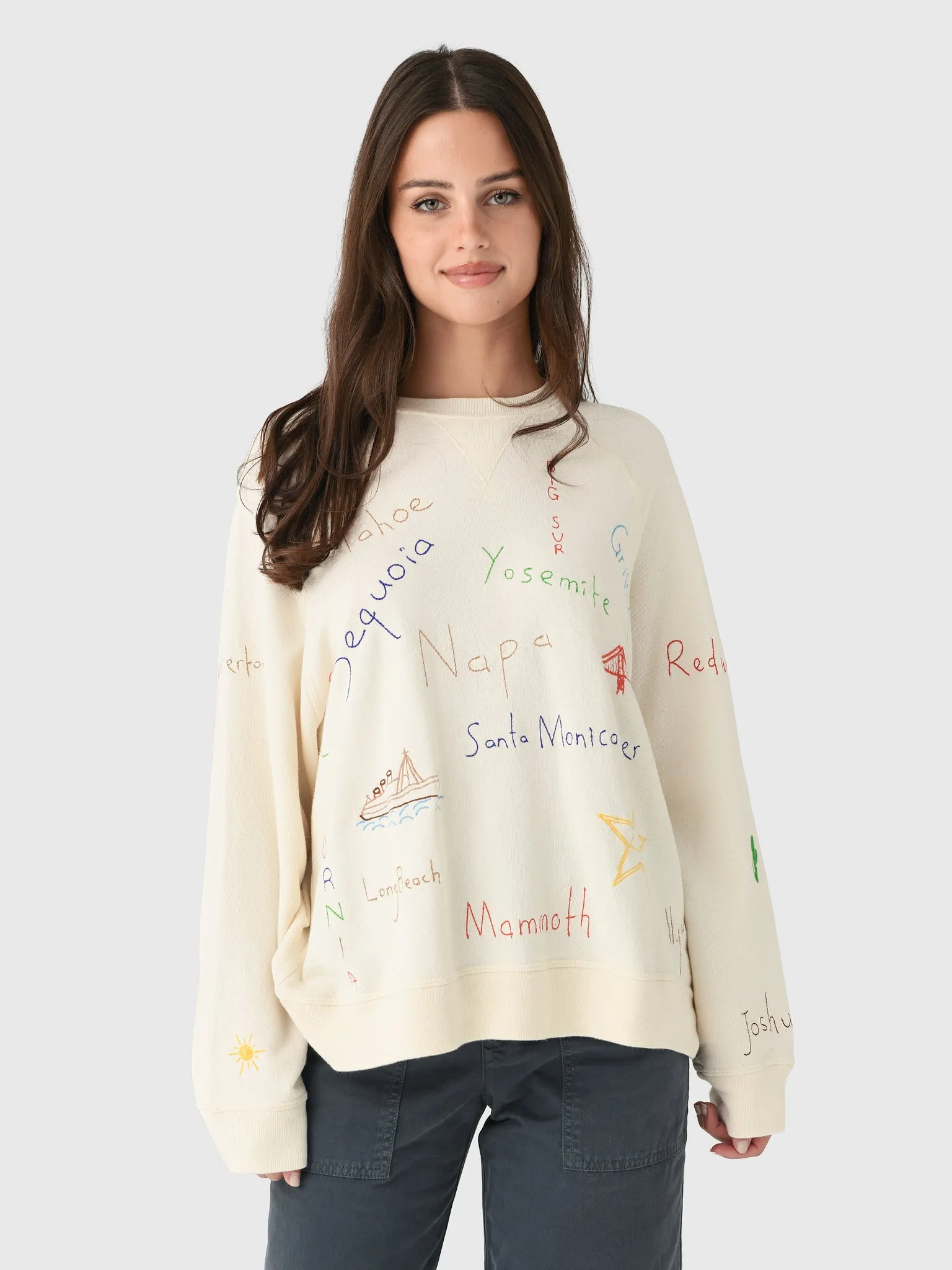 The Great Women's The Slouch Sweatshirt sold by Saint Bernard