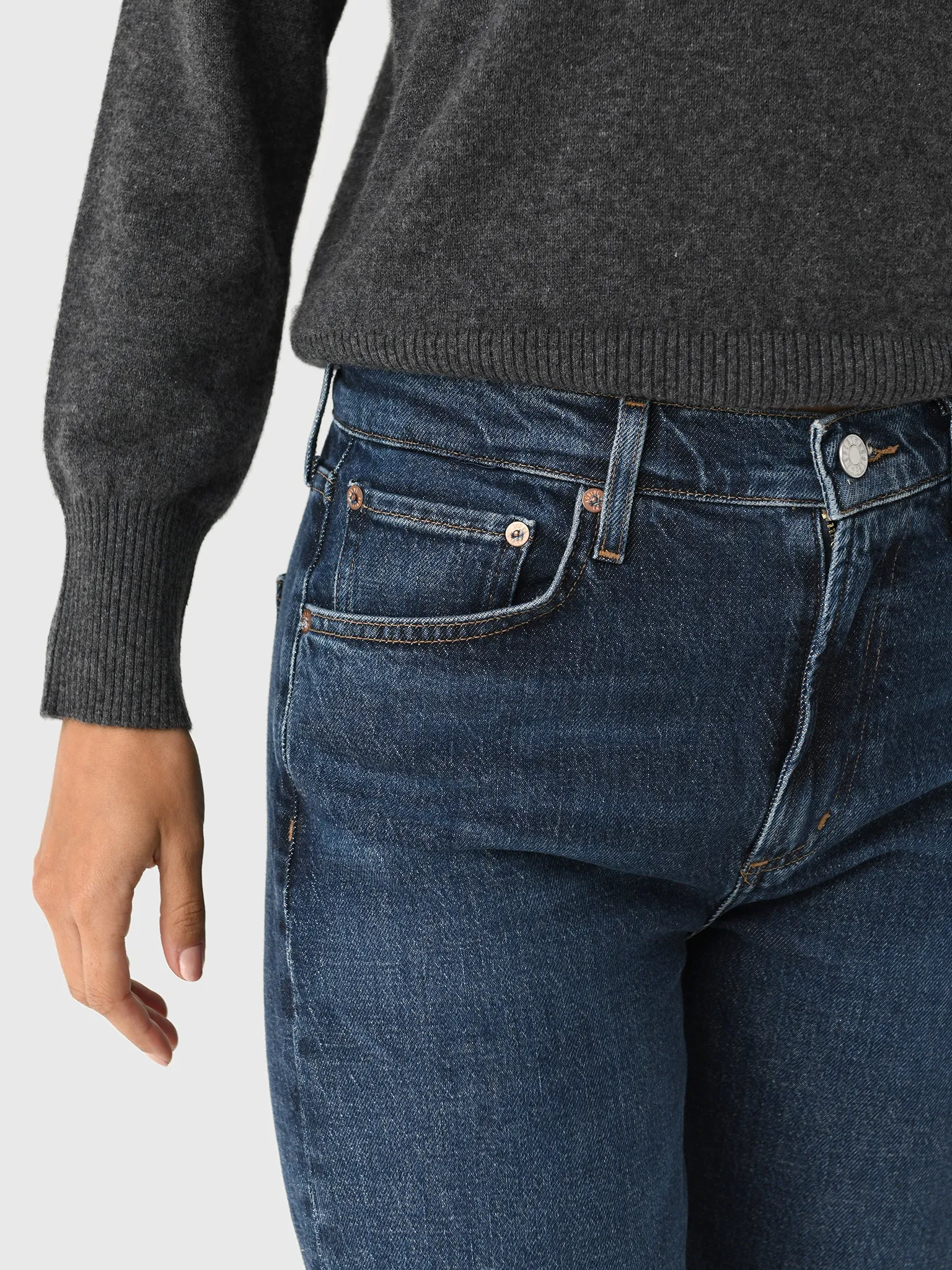Agolde Women's Harper Straight Jean sold by Saint Bernard product image thumbnail 5