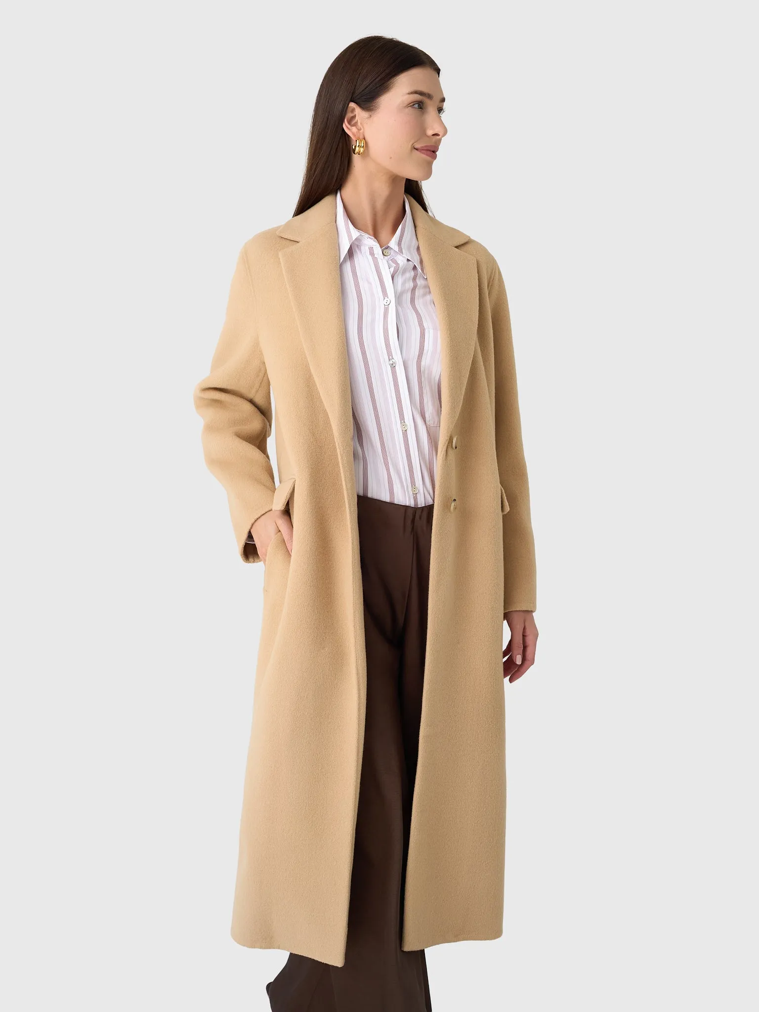 Vince Women's Wool-Blend Single-Breasted Coat sold by Saint Bernard