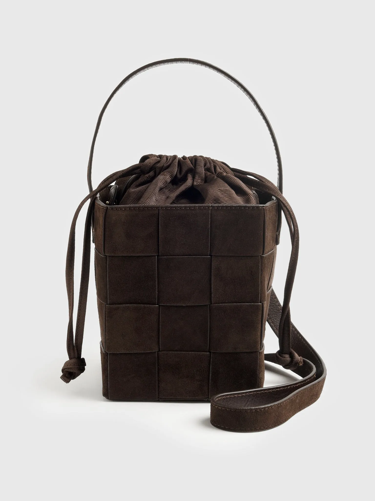 Loeffler Randall Laith Suede Bucket Bag sold by Saint Bernard
