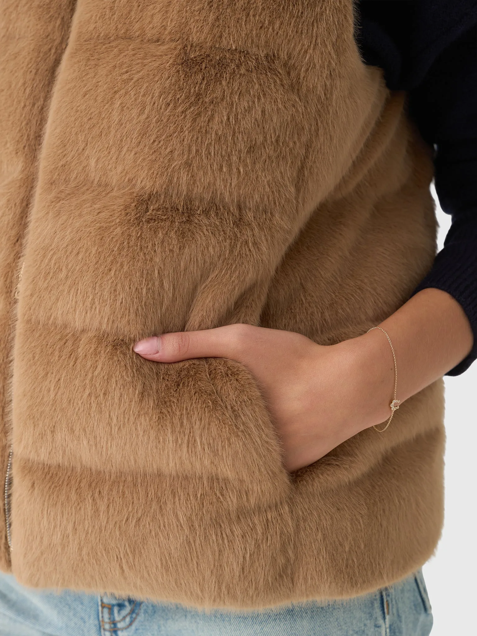 Herno Women's Alternative Fur Down Vest sold by Saint Bernard product image thumbnail 5