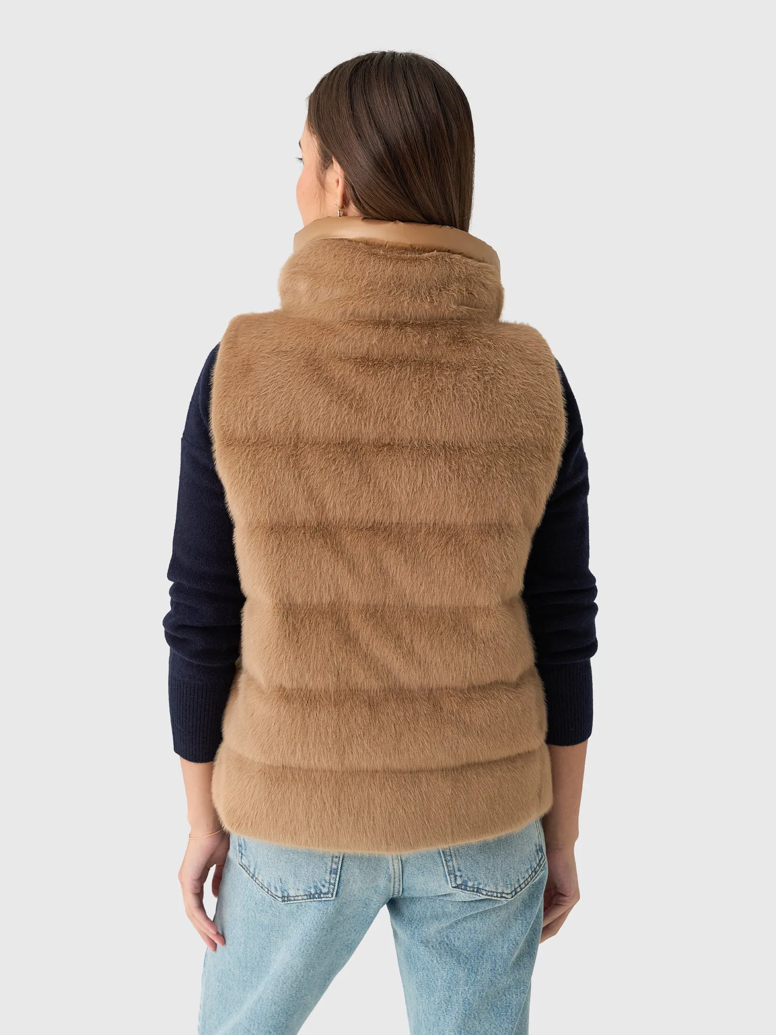Herno Women's Alternative Fur Down Vest sold by Saint Bernard product image thumbnail 4