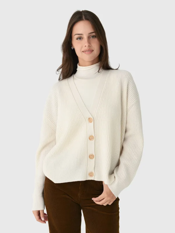 Jenni Kayne Women's Cropped Cashmere Cocoon Cardigan made by Jenni Kayne