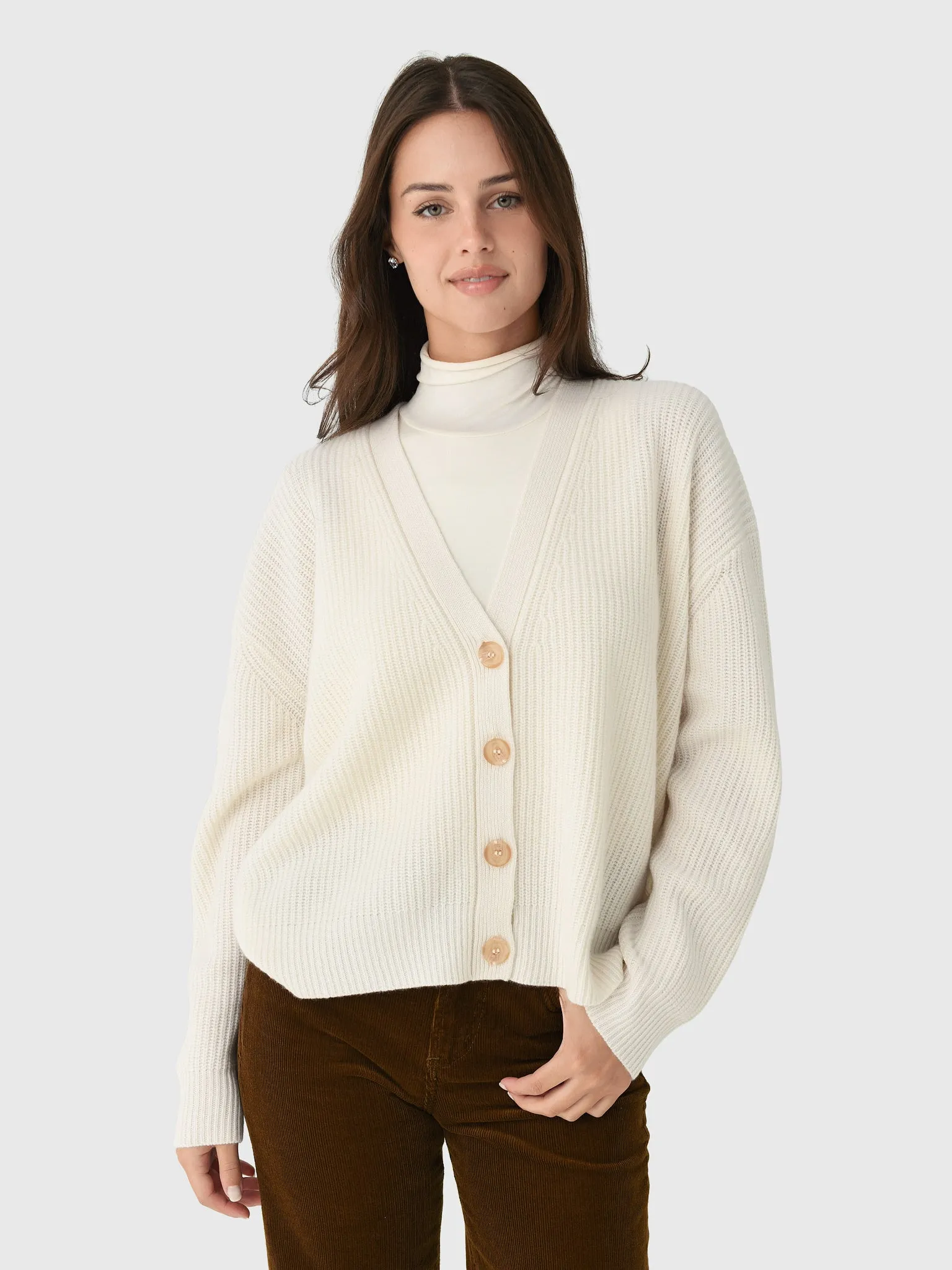 Jenni Kayne Women's Cropped Cashmere Cocoon Cardigan sold by Saint Bernard