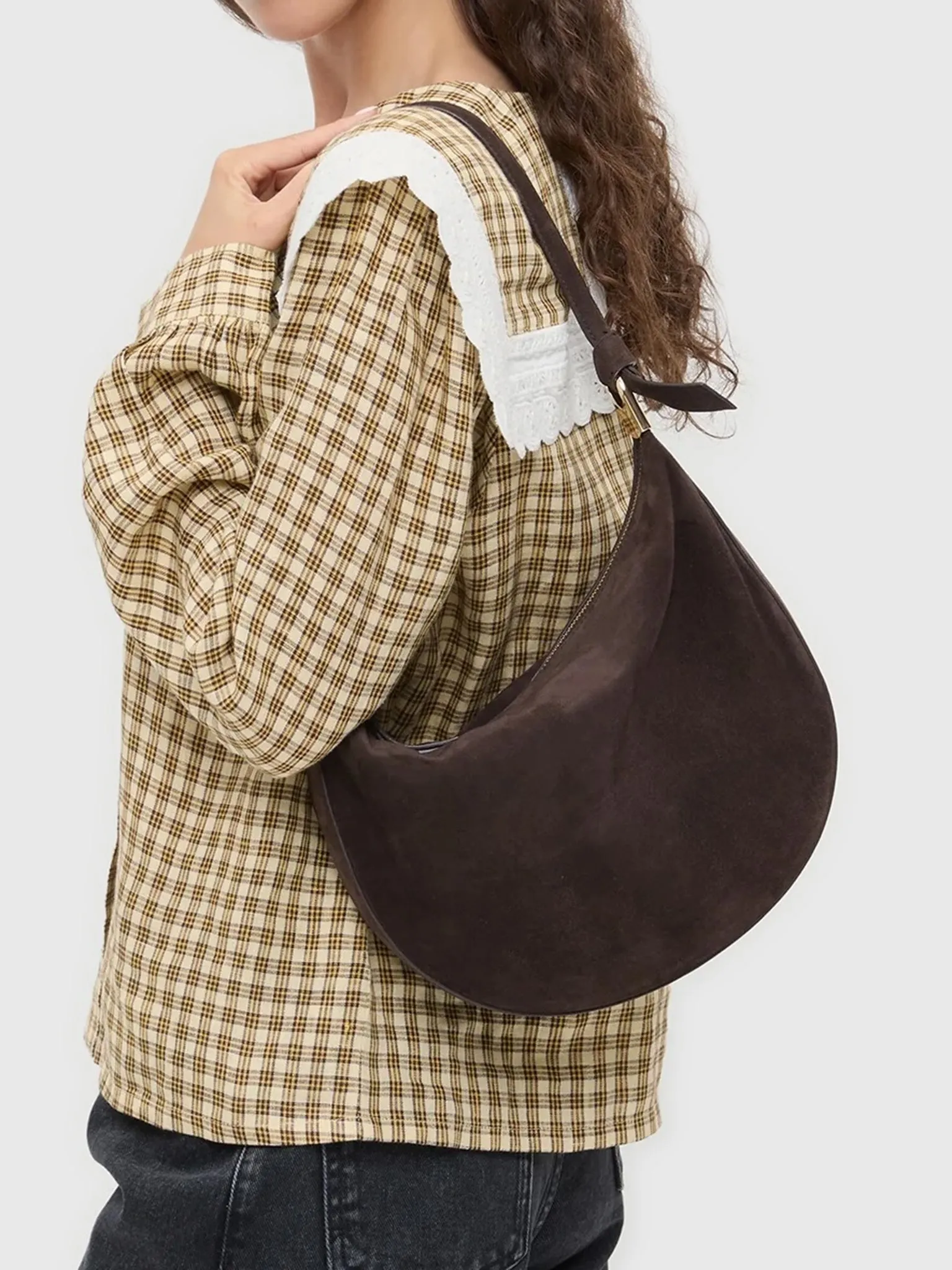 Loeffler Randall Harlow Suede Shoulder Bag sold by Saint Bernard product image thumbnail 2