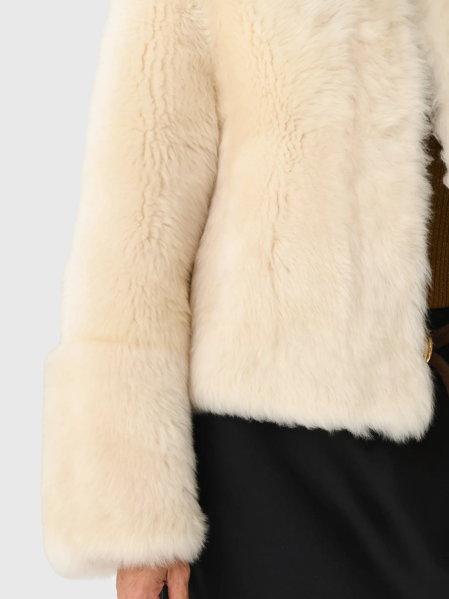 Simkhai Women's Natasha Shearling Jacket sold by Saint Bernard product image thumbnail 5