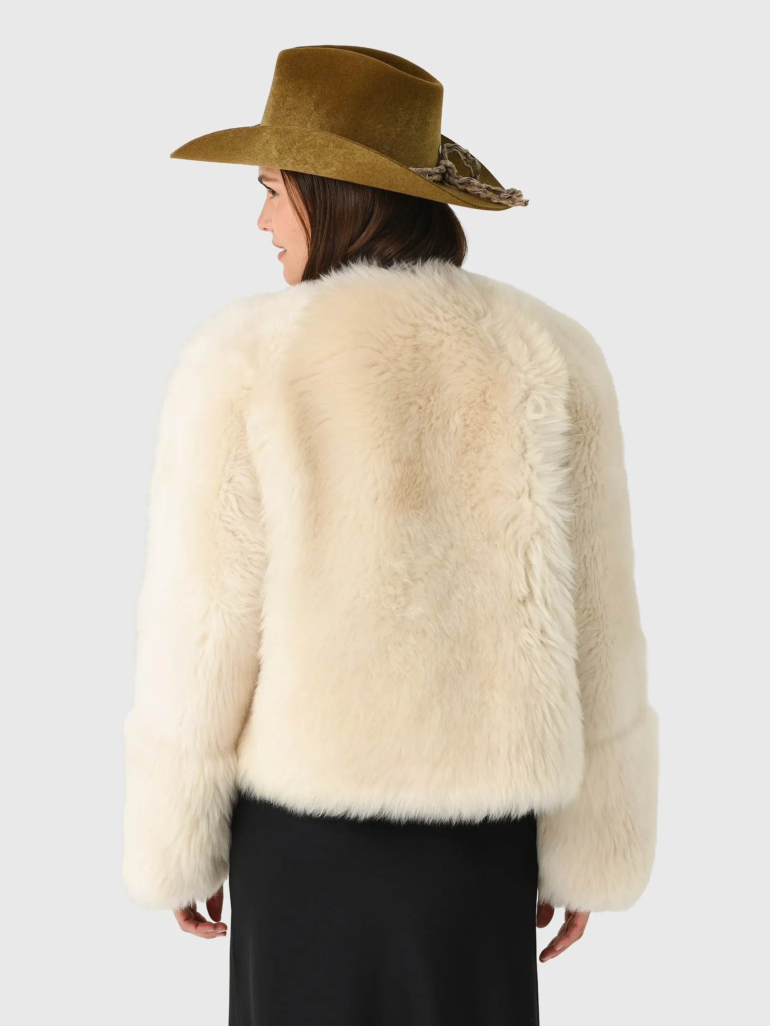 Simkhai Women's Natasha Shearling Jacket sold by Saint Bernard product image thumbnail 4