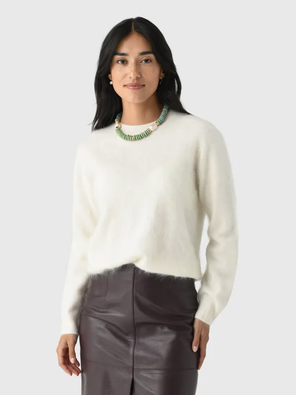 Jumper 1234 Women's Cashmere Brushed Crew Sweater made by Jumper 1234