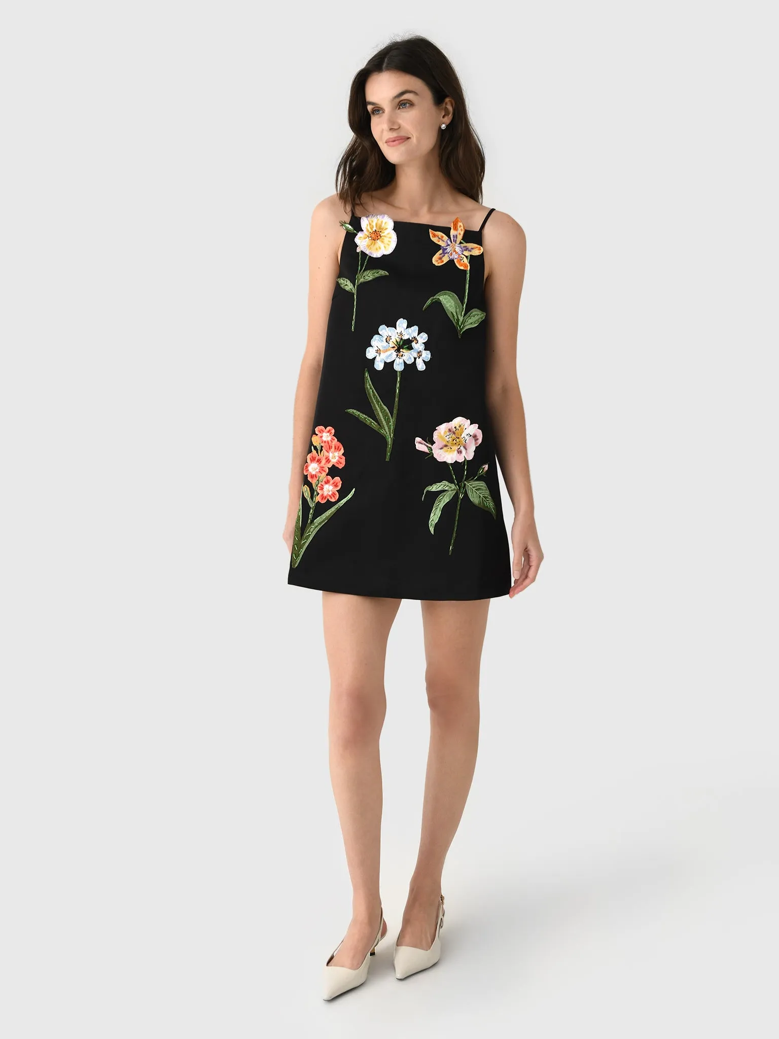 Leo Lin Women's Leia Embroidered Mini Dress sold by Saint Bernard product image thumbnail 2