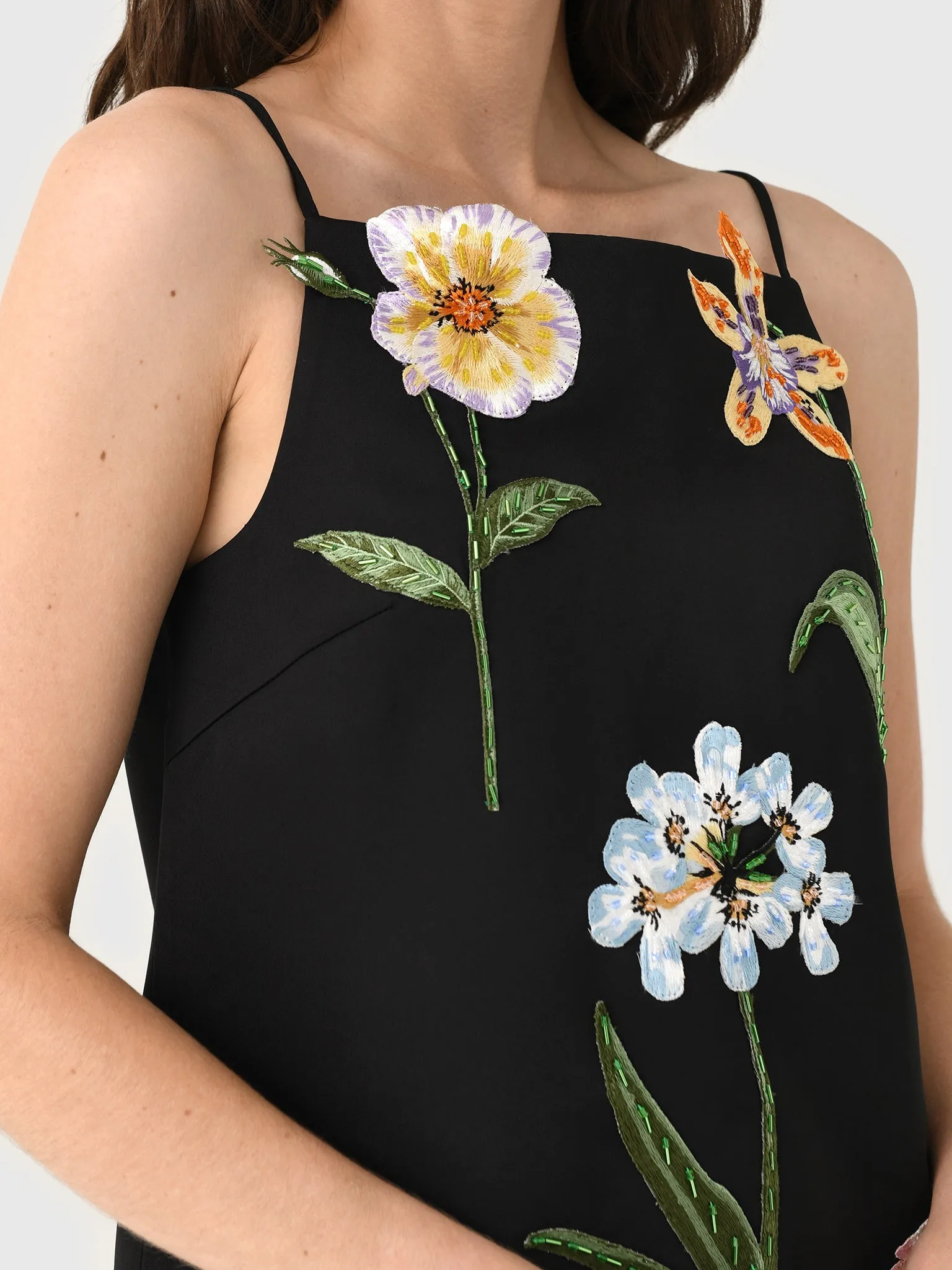 Leo Lin Women's Leia Embroidered Mini Dress sold by Saint Bernard product image thumbnail 5