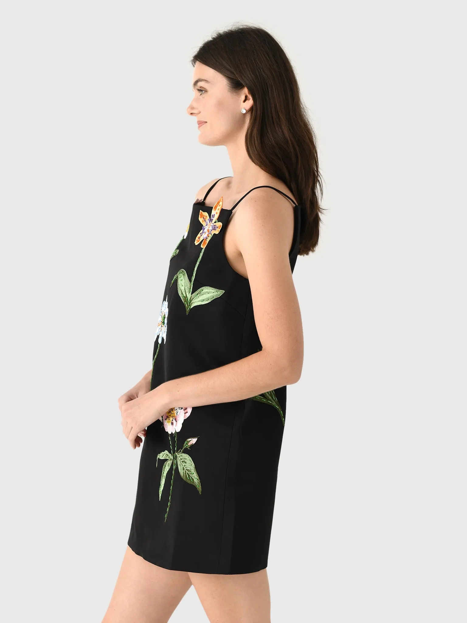 Leo Lin Women's Leia Embroidered Mini Dress sold by Saint Bernard product image thumbnail 3