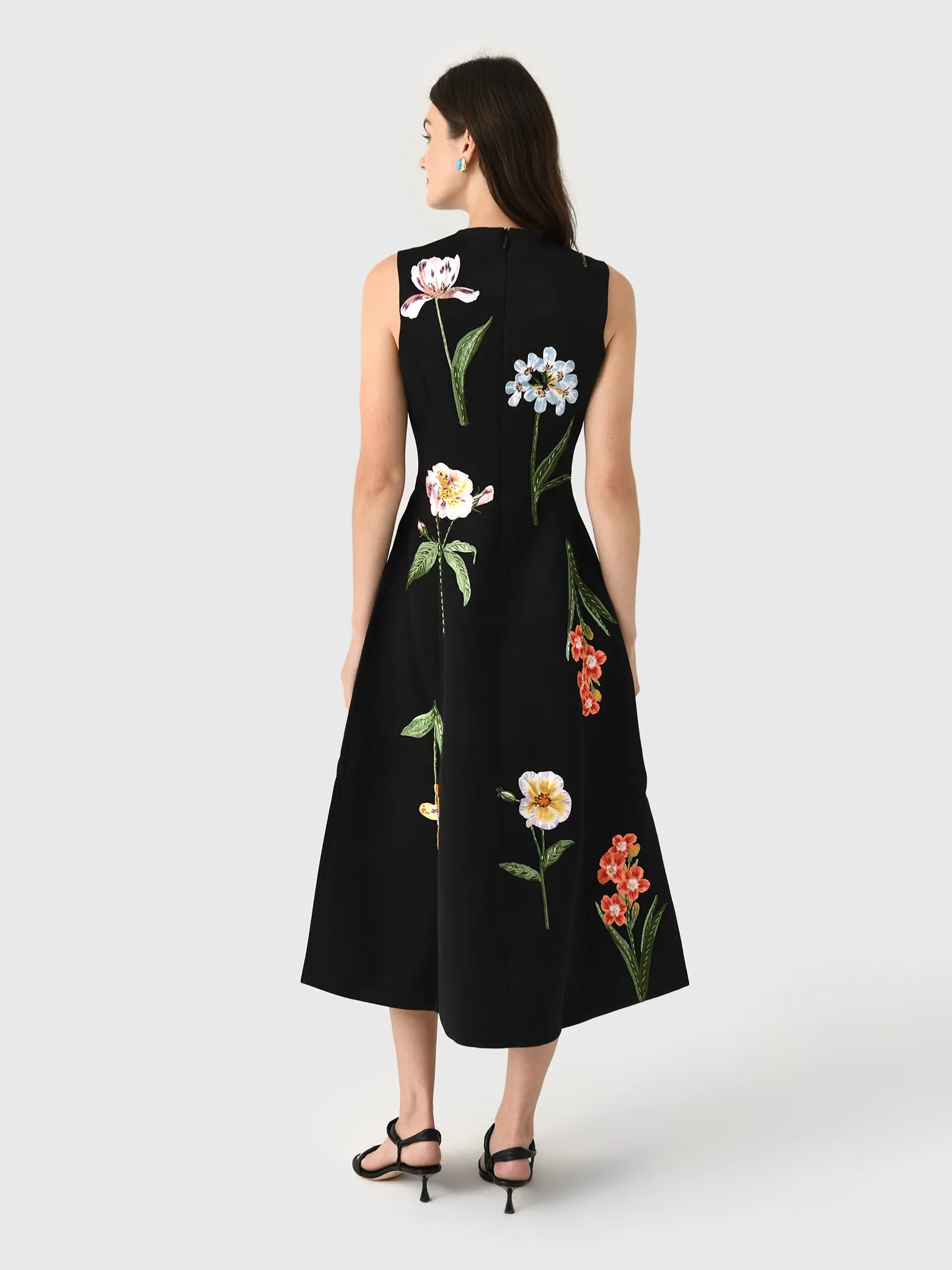 Leo Lin Women's Cleo Embroidered Midi Dress sold by Saint Bernard product image thumbnail 3