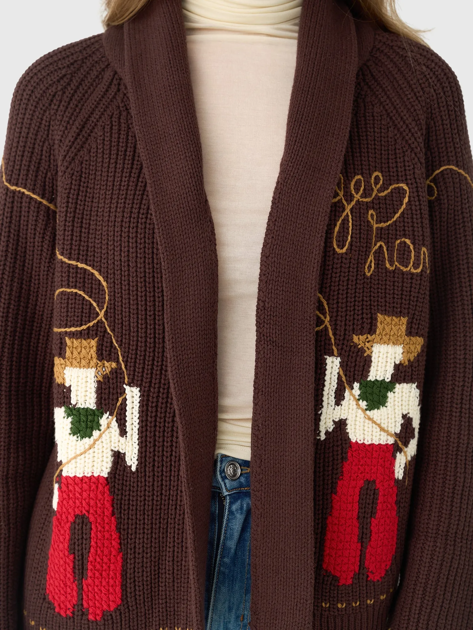 The Great Women's The Lasso Lodge Cardigan sold by Saint Bernard product image thumbnail 4
